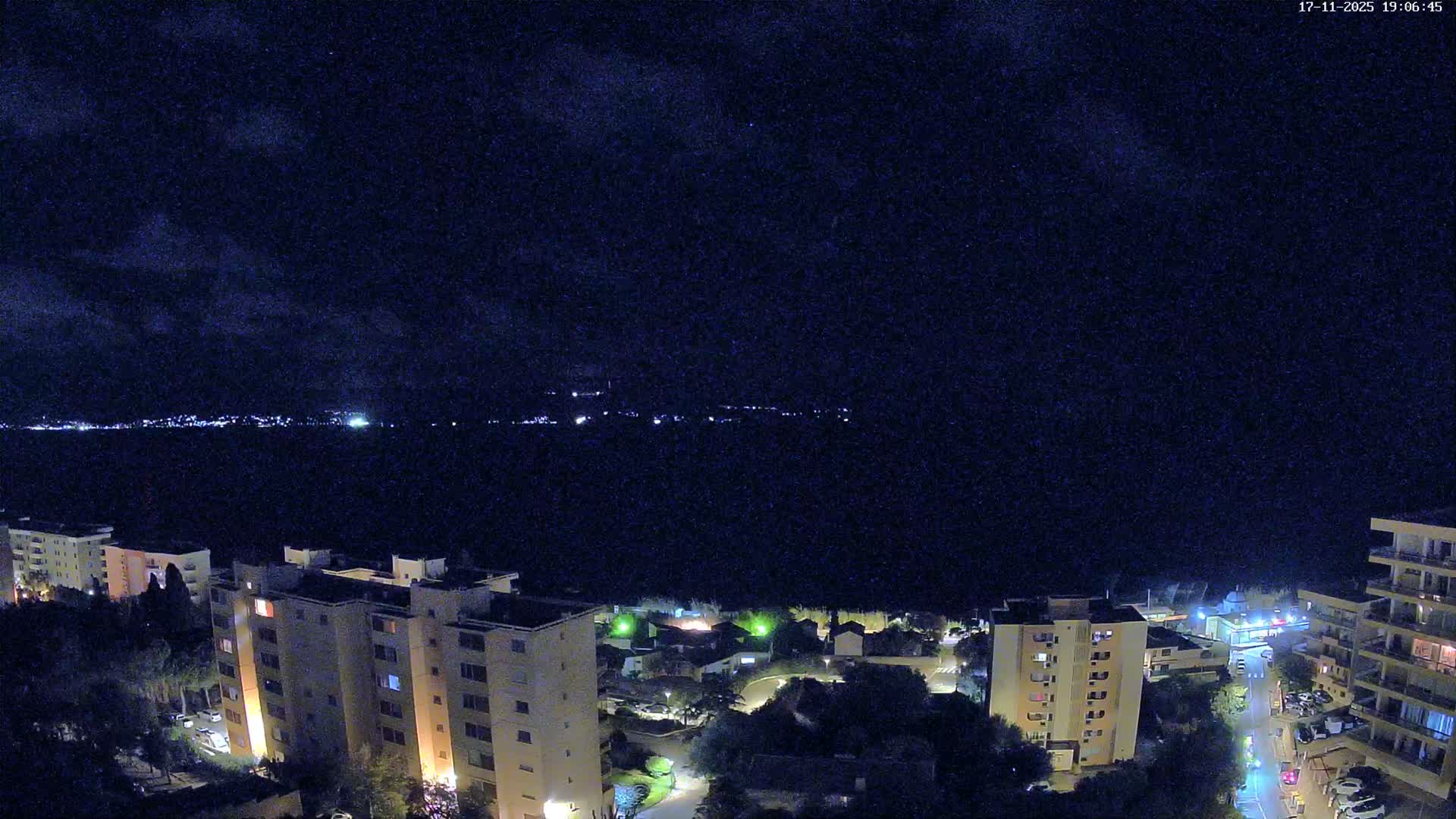 Ajaccio - Le Golfe d'Ajaccio Gulf & Coast Skyline Live Cam - Ajaccio, Corse-du-Sud, Corse , France