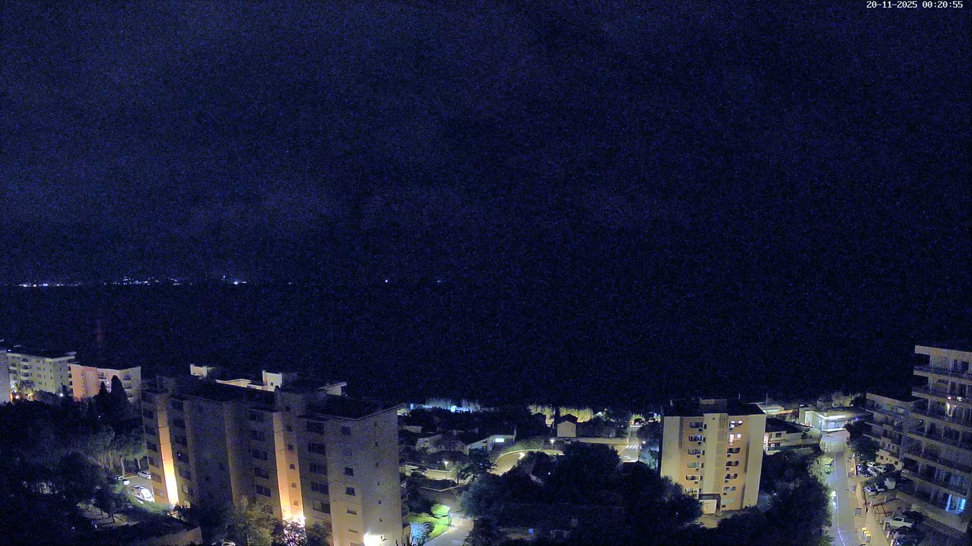 Ajaccio - Le Golfe d'Ajaccio Gulf & Coast Skyline Live Cam - Ajaccio, Corse-du-Sud, Corse , France