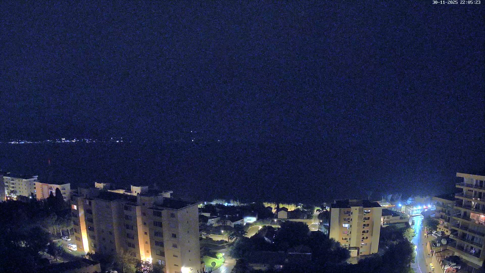 Ajaccio - Le Golfe d'Ajaccio Gulf & Coast Skyline Live Cam - Ajaccio, Corse-du-Sud, Corse , France