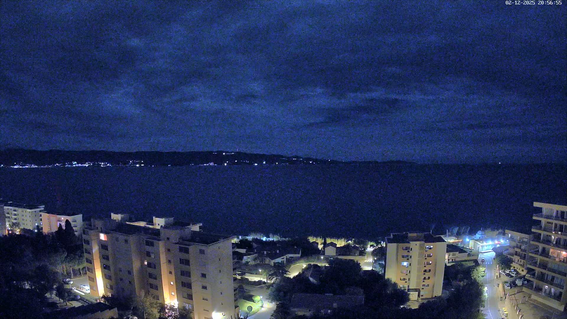 Ajaccio - Le Golfe d'Ajaccio Gulf & Coast Skyline Live Cam - Ajaccio, Corse-du-Sud, Corse , France
