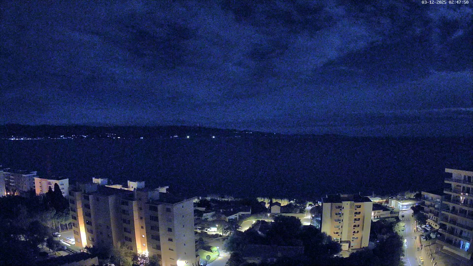 Ajaccio - Le Golfe d'Ajaccio Gulf & Coast Skyline Live Cam - Ajaccio, Corse-du-Sud, Corse , France