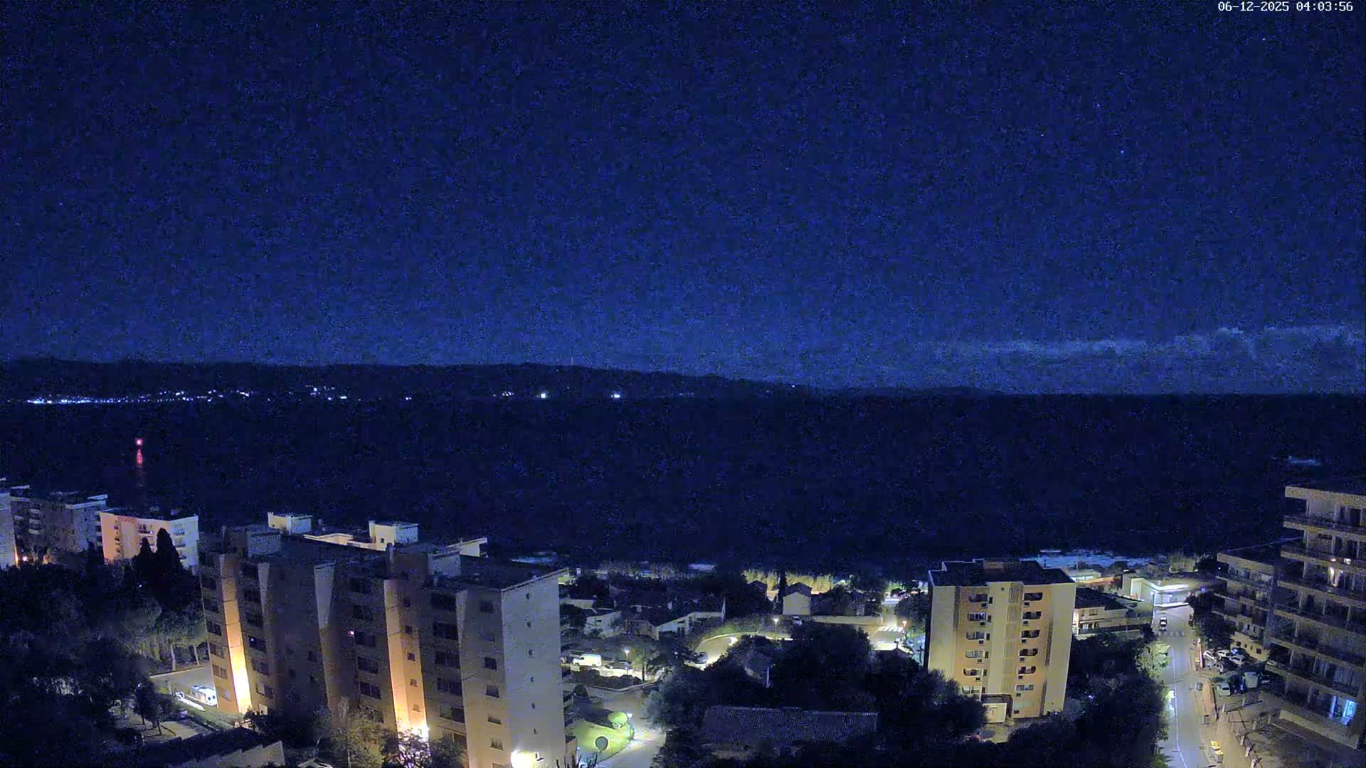 Ajaccio - Le Golfe d'Ajaccio Gulf & Coast Skyline Live Cam - Ajaccio, Corse-du-Sud, Corse , France