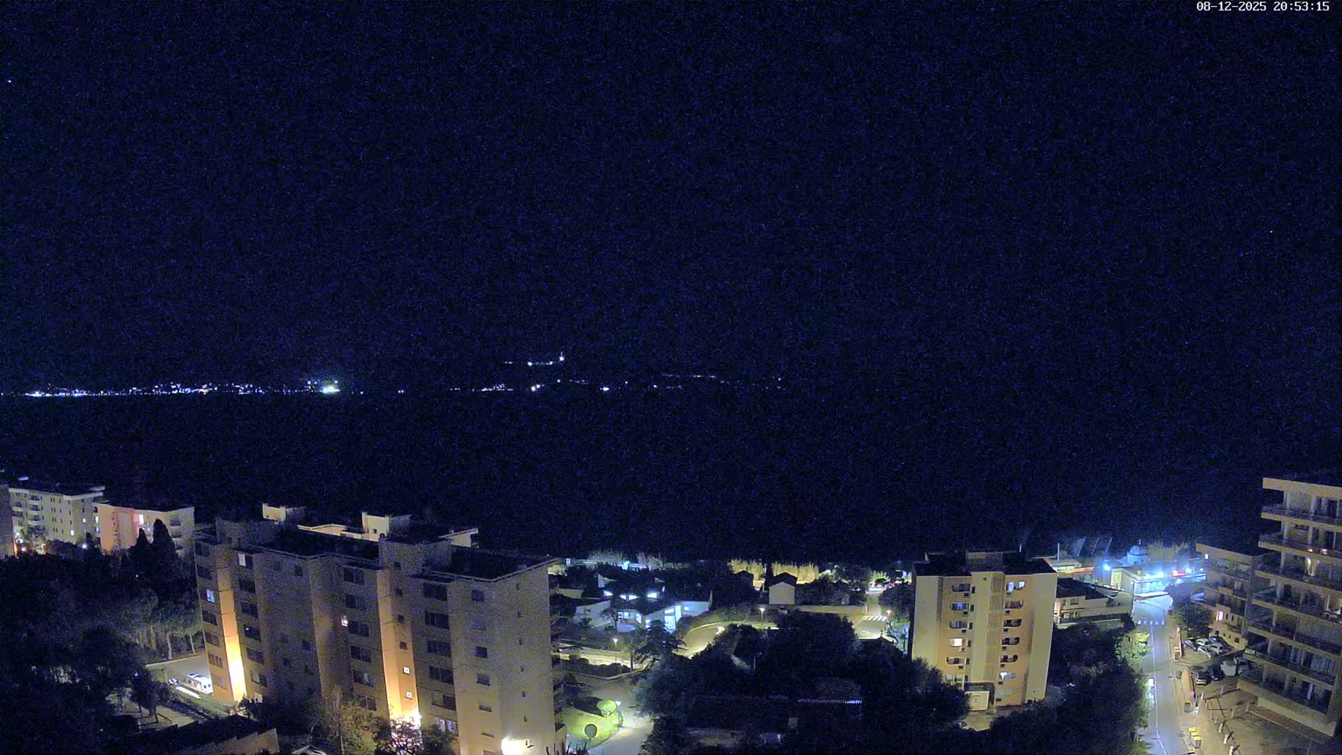 Ajaccio - Le Golfe d'Ajaccio Gulf & Coast Skyline Live Cam - Ajaccio, Corse-du-Sud, Corse , France