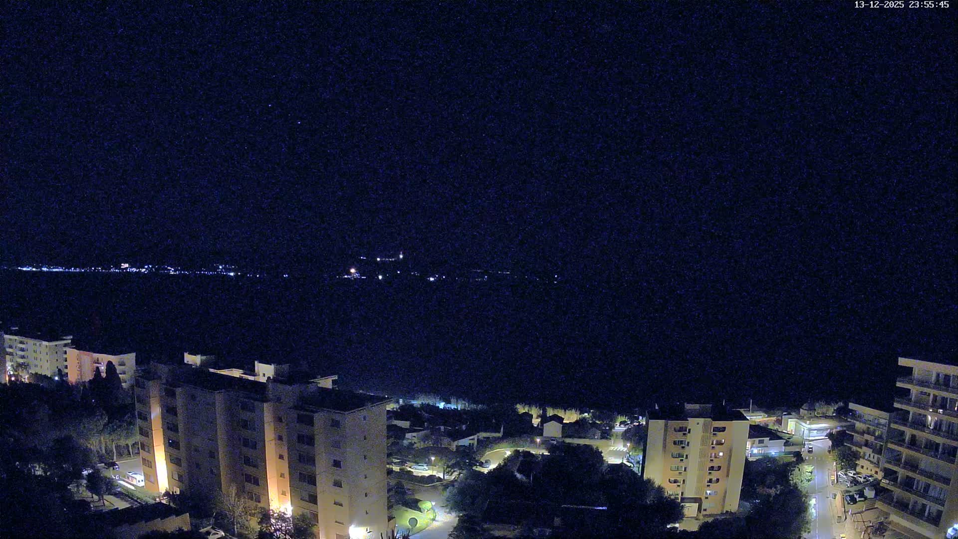 Ajaccio - Le Golfe d'Ajaccio Gulf & Coast Skyline Live Cam - Ajaccio, Corse-du-Sud, Corse , France
