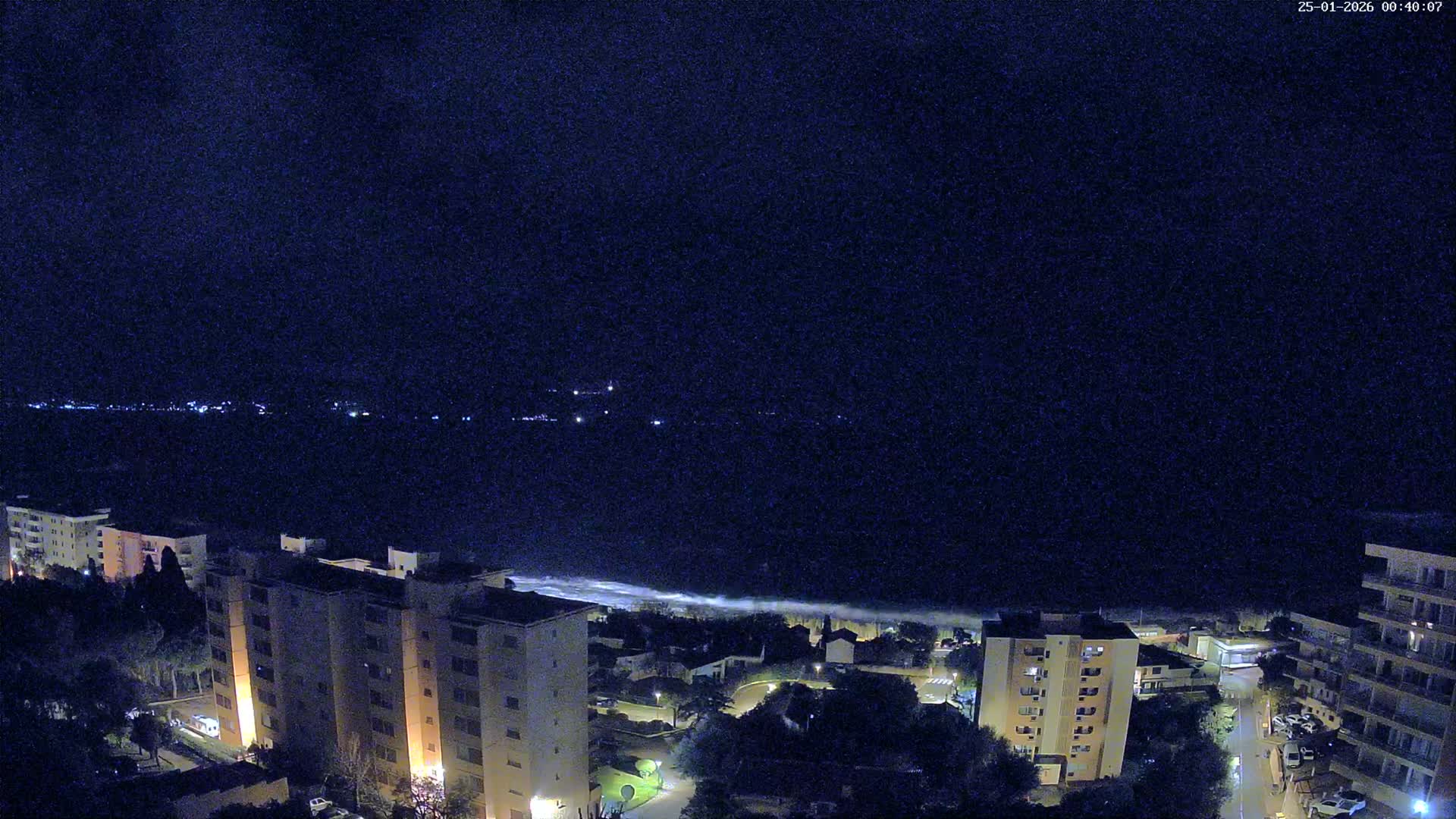 Ajaccio - Le Golfe d'Ajaccio Gulf & Coast Skyline Live Cam - Ajaccio, Corse-du-Sud, Corse , France