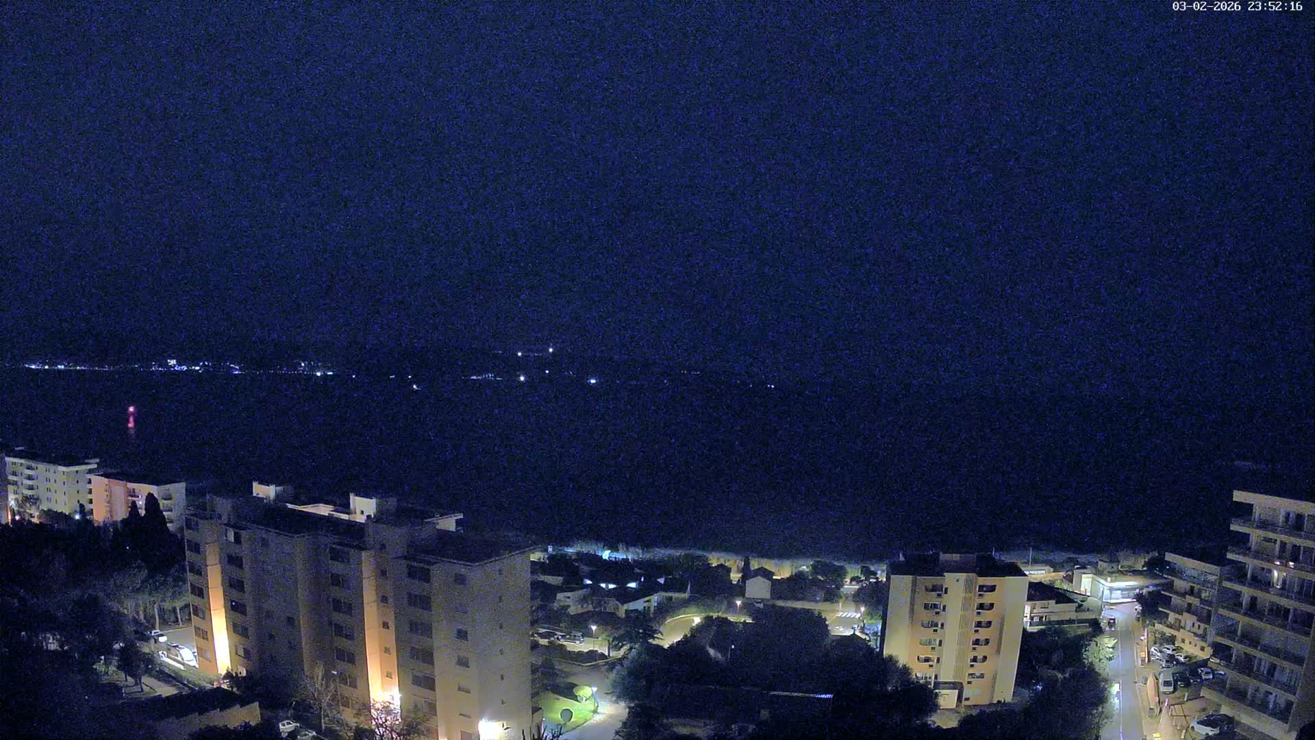 Ajaccio - Le Golfe d'Ajaccio Gulf & Coast Skyline Live Cam - Ajaccio, Corse-du-Sud, Corse , France