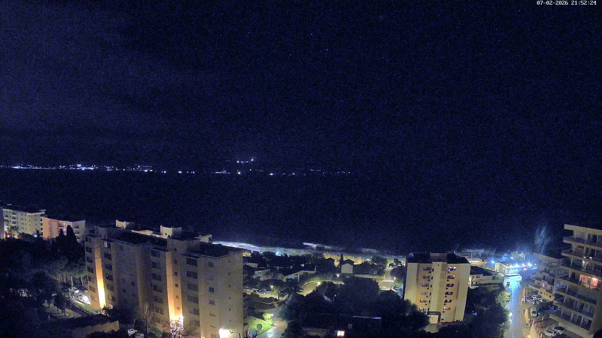 Ajaccio - Le Golfe d'Ajaccio Gulf & Coast Skyline Live Cam - Ajaccio, Corse-du-Sud, Corse , France