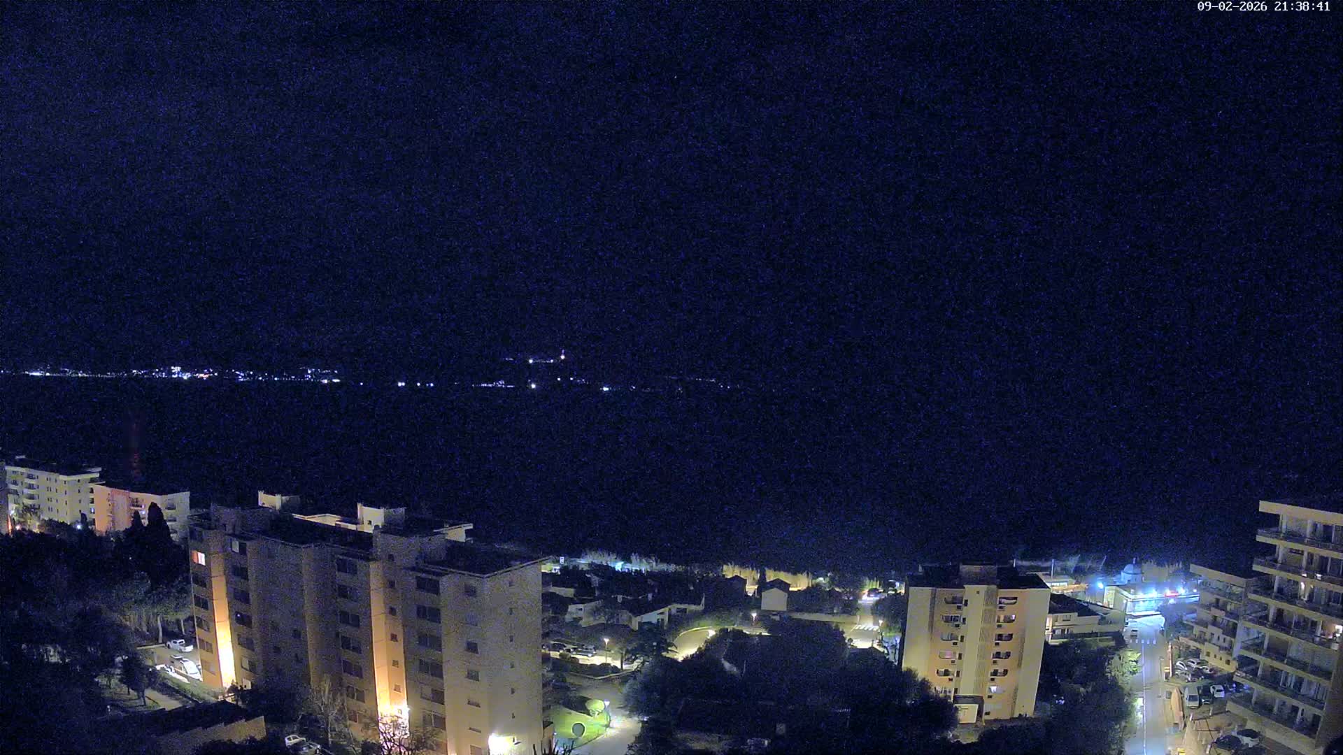 Ajaccio - Le Golfe d'Ajaccio Gulf & Coast Skyline Live Cam - Ajaccio, Corse-du-Sud, Corse , France