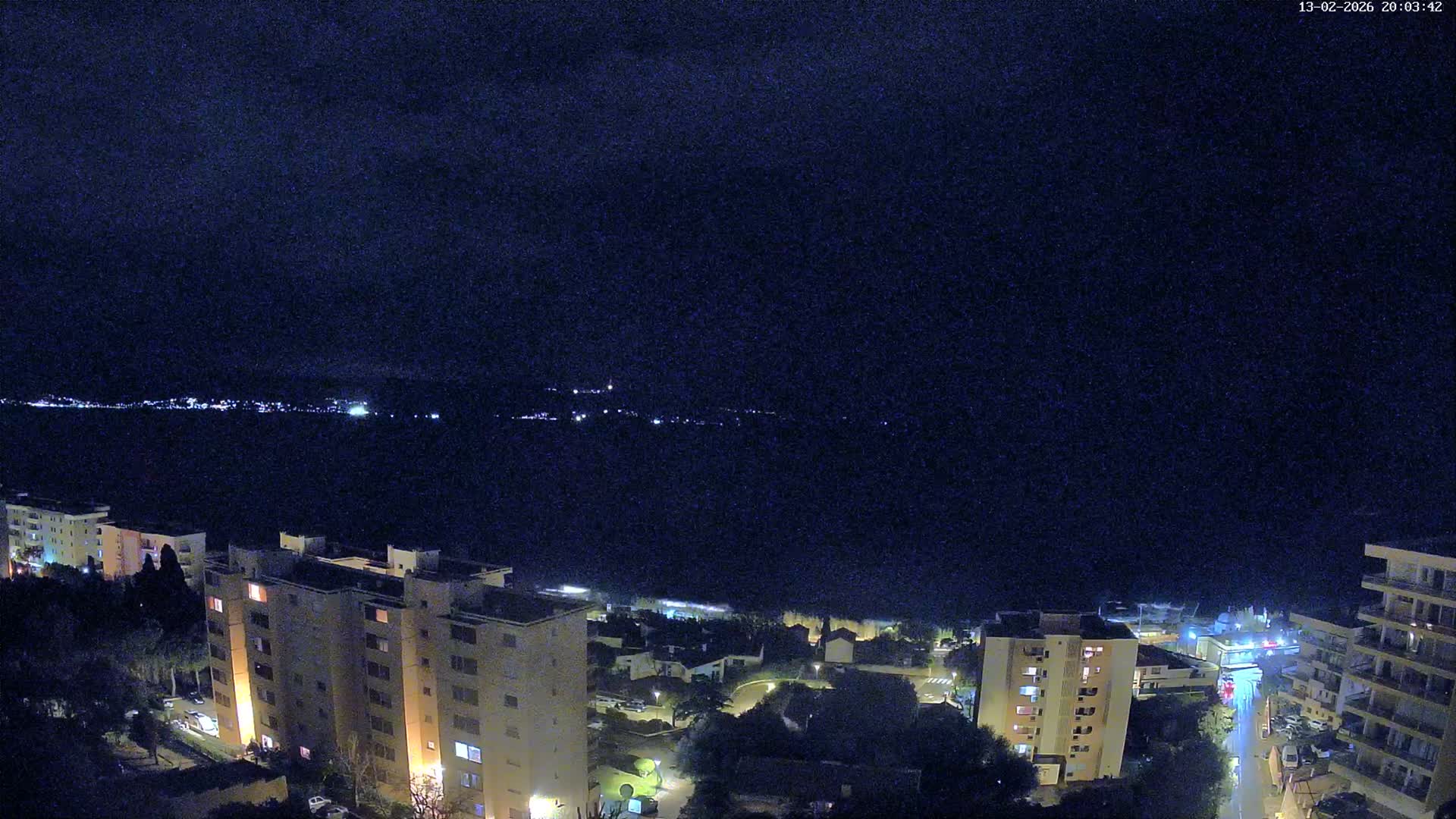 Ajaccio - Le Golfe d'Ajaccio Gulf & Coast Skyline Live Cam - Ajaccio, Corse-du-Sud, Corse , France