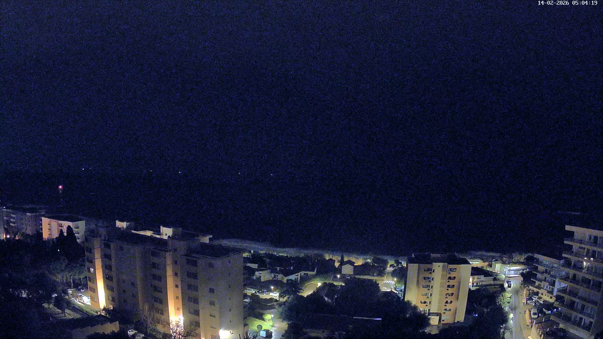 Ajaccio - Le Golfe d'Ajaccio Gulf & Coast Skyline Live Cam - Ajaccio, Corse-du-Sud, Corse , France