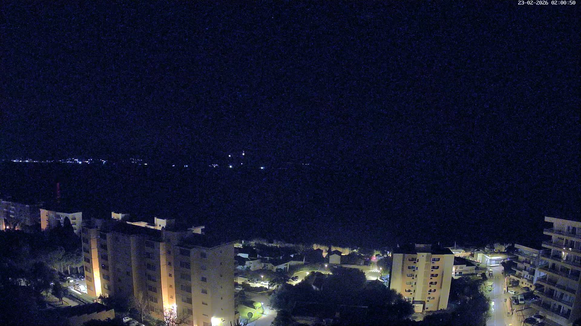 Ajaccio - Le Golfe d'Ajaccio Gulf & Coast Skyline Live Cam - Ajaccio, Corse-du-Sud, Corse , France