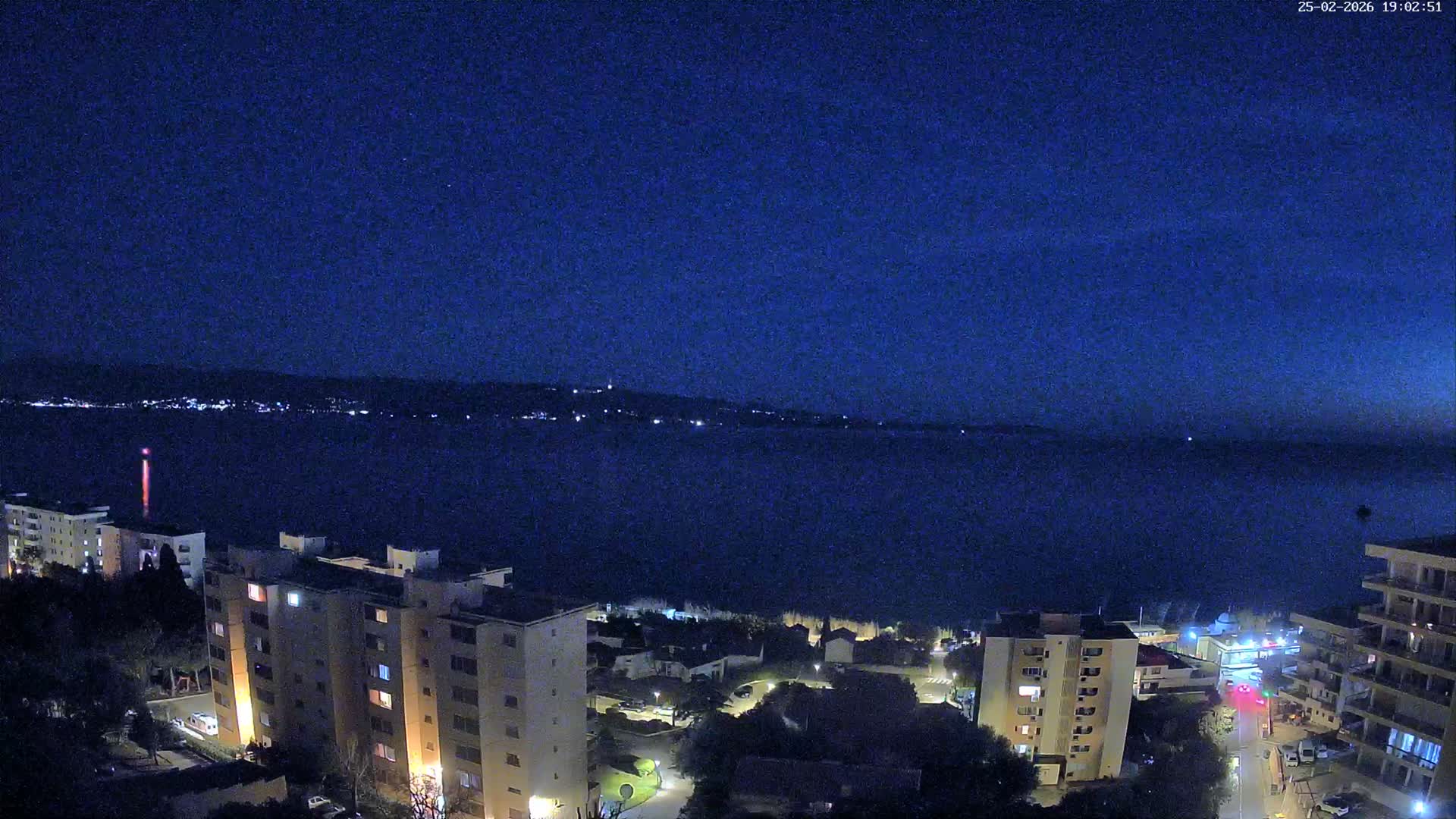 Ajaccio - Le Golfe d'Ajaccio Gulf & Coast Skyline Live Cam - Ajaccio, Corse-du-Sud, Corse , France