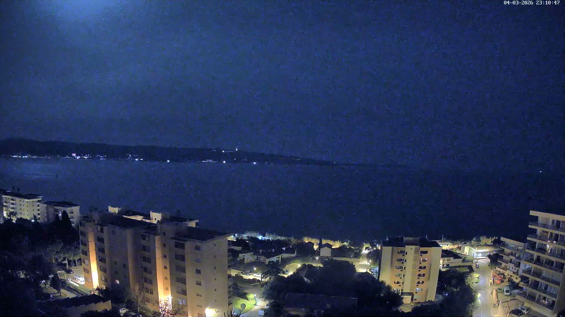 Ajaccio - Le Golfe d'Ajaccio Gulf & Coast Skyline Live Cam - Ajaccio, Corse-du-Sud, Corse , France