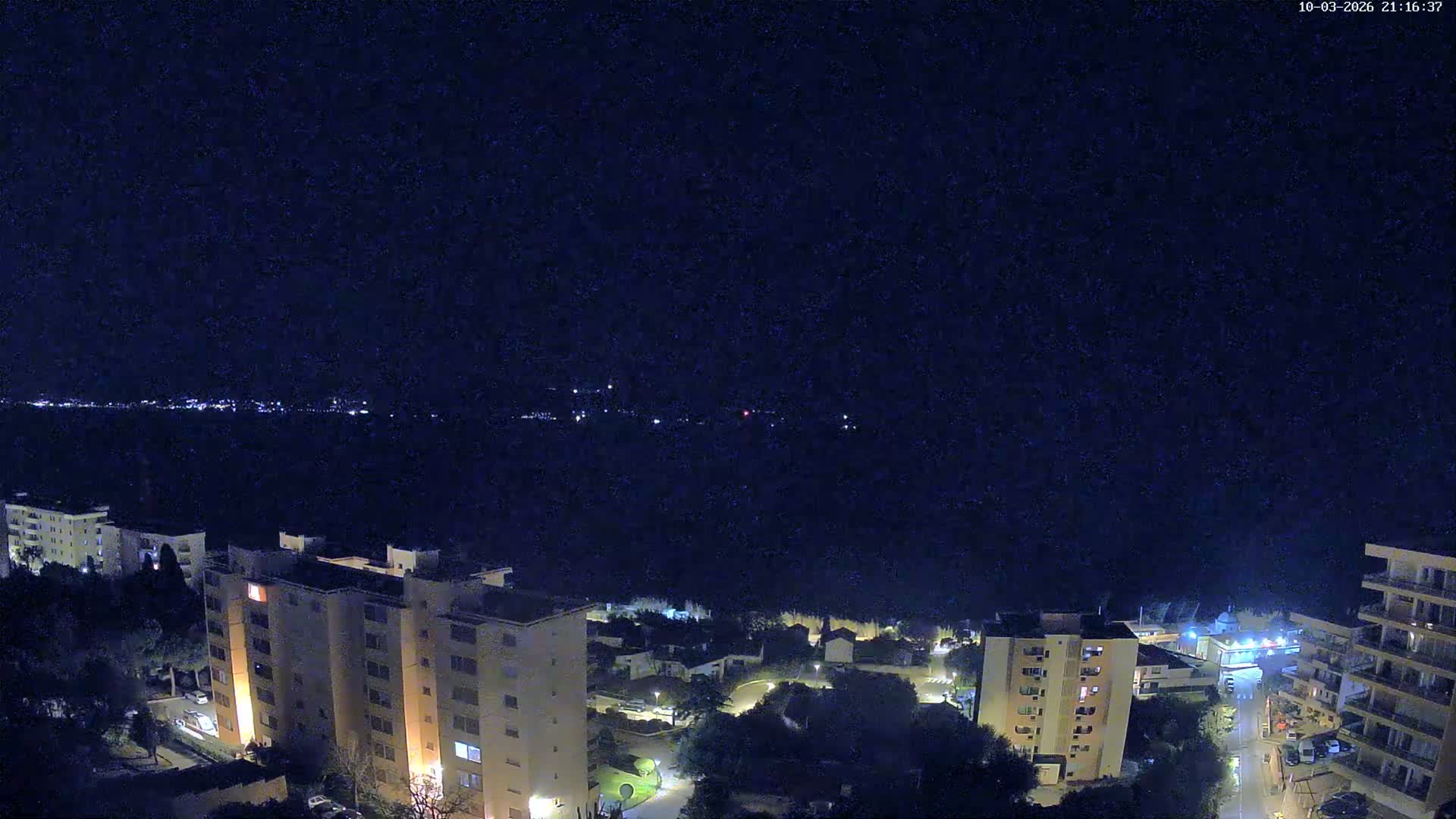 Ajaccio - Le Golfe d'Ajaccio Gulf & Coast Skyline Live Cam - Ajaccio, Corse-du-Sud, Corse , France