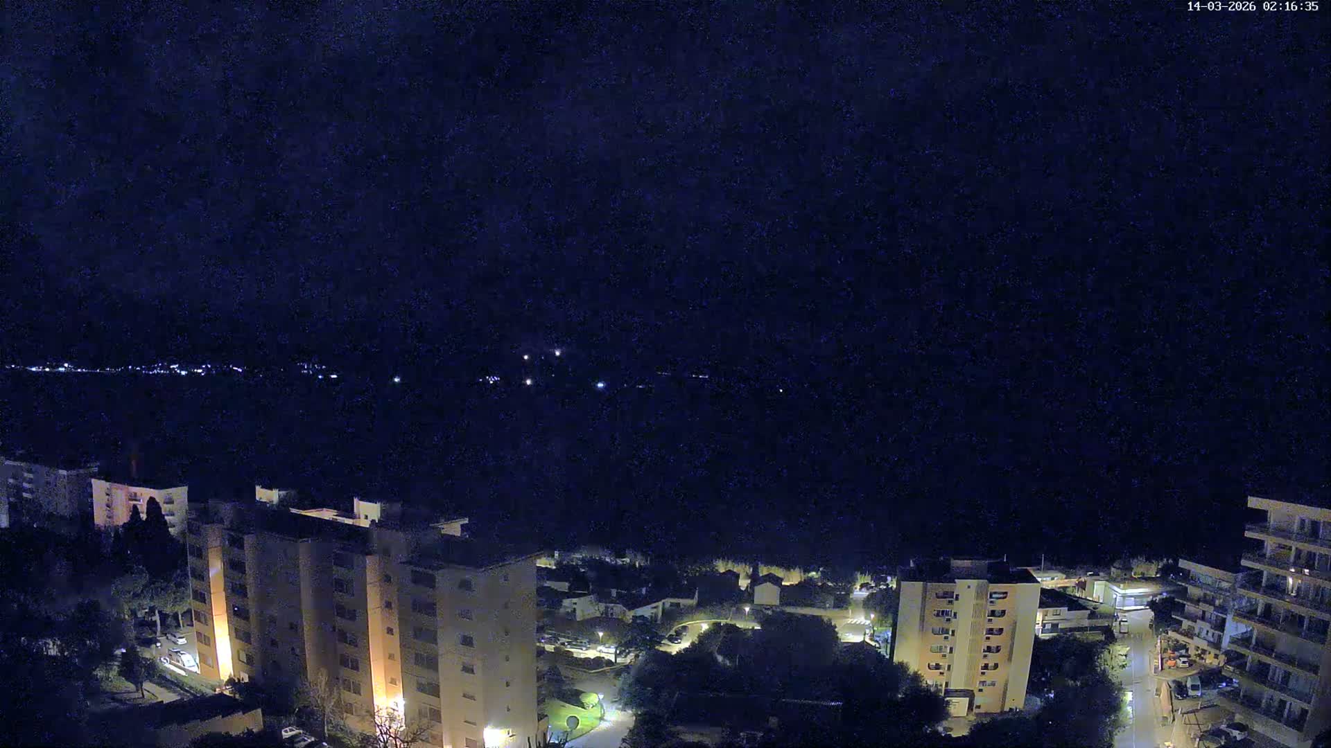 Ajaccio - Le Golfe d'Ajaccio Gulf & Coast Skyline Live Cam - Ajaccio, Corse-du-Sud, Corse , France