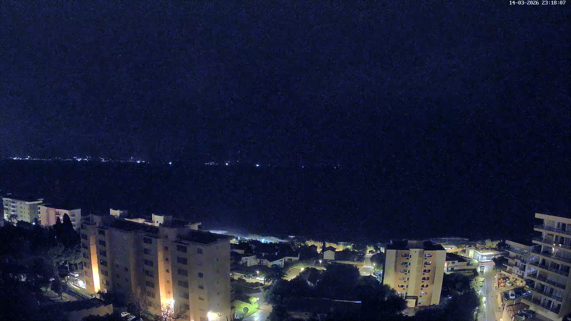 Ajaccio - Le Golfe d'Ajaccio Gulf & Coast Skyline Live Cam - Ajaccio, Corse-du-Sud, Corse , France