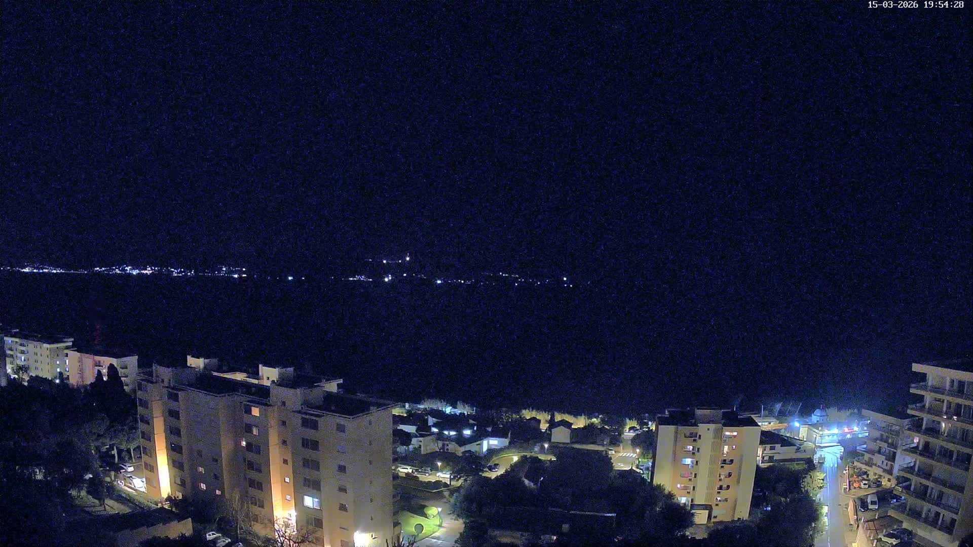 Ajaccio - Le Golfe d'Ajaccio Gulf & Coast Skyline Live Cam - Ajaccio, Corse-du-Sud, Corse , France