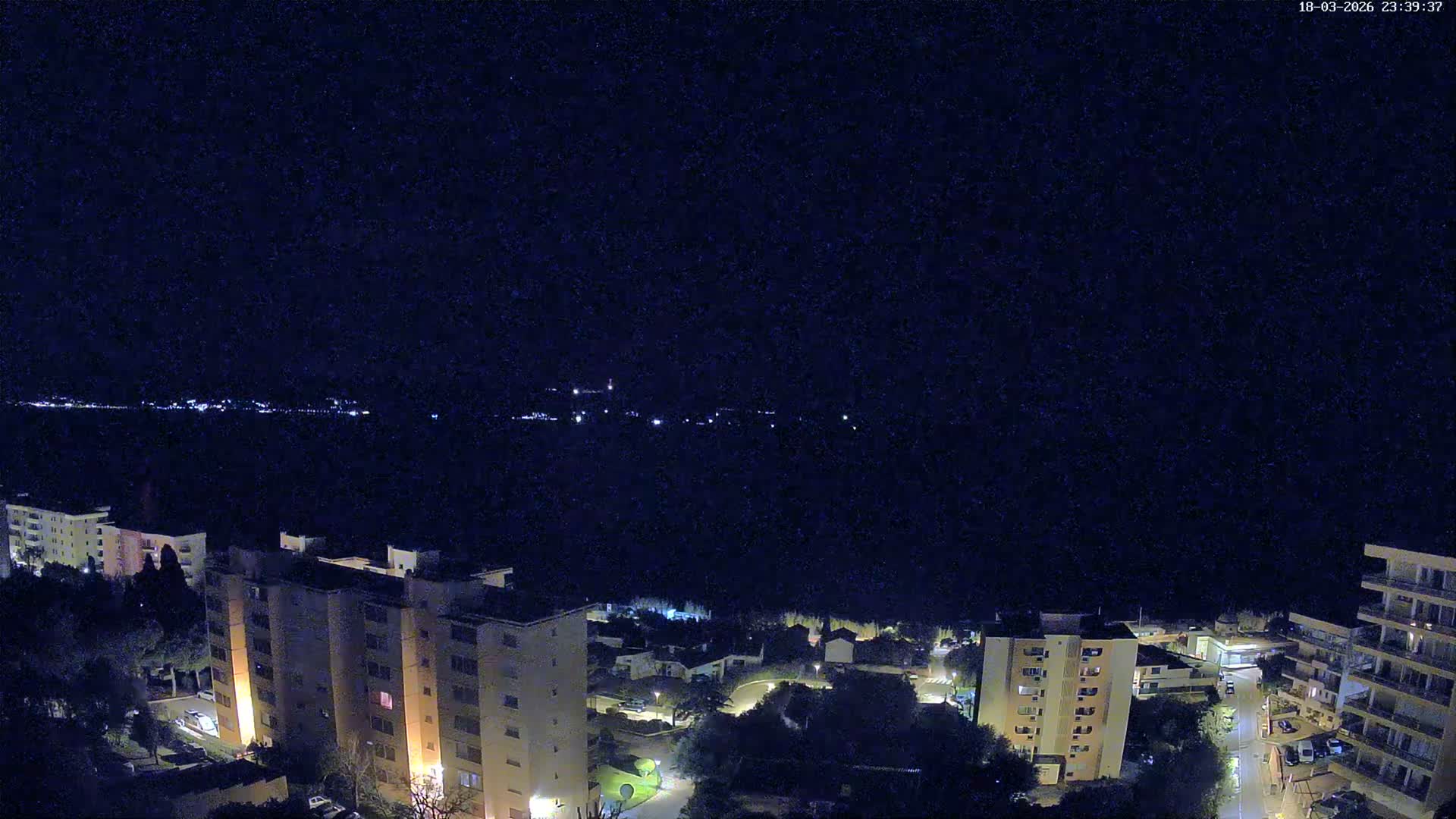 Ajaccio - Le Golfe d'Ajaccio Gulf & Coast Skyline Live Cam - Ajaccio, Corse-du-Sud, Corse , France