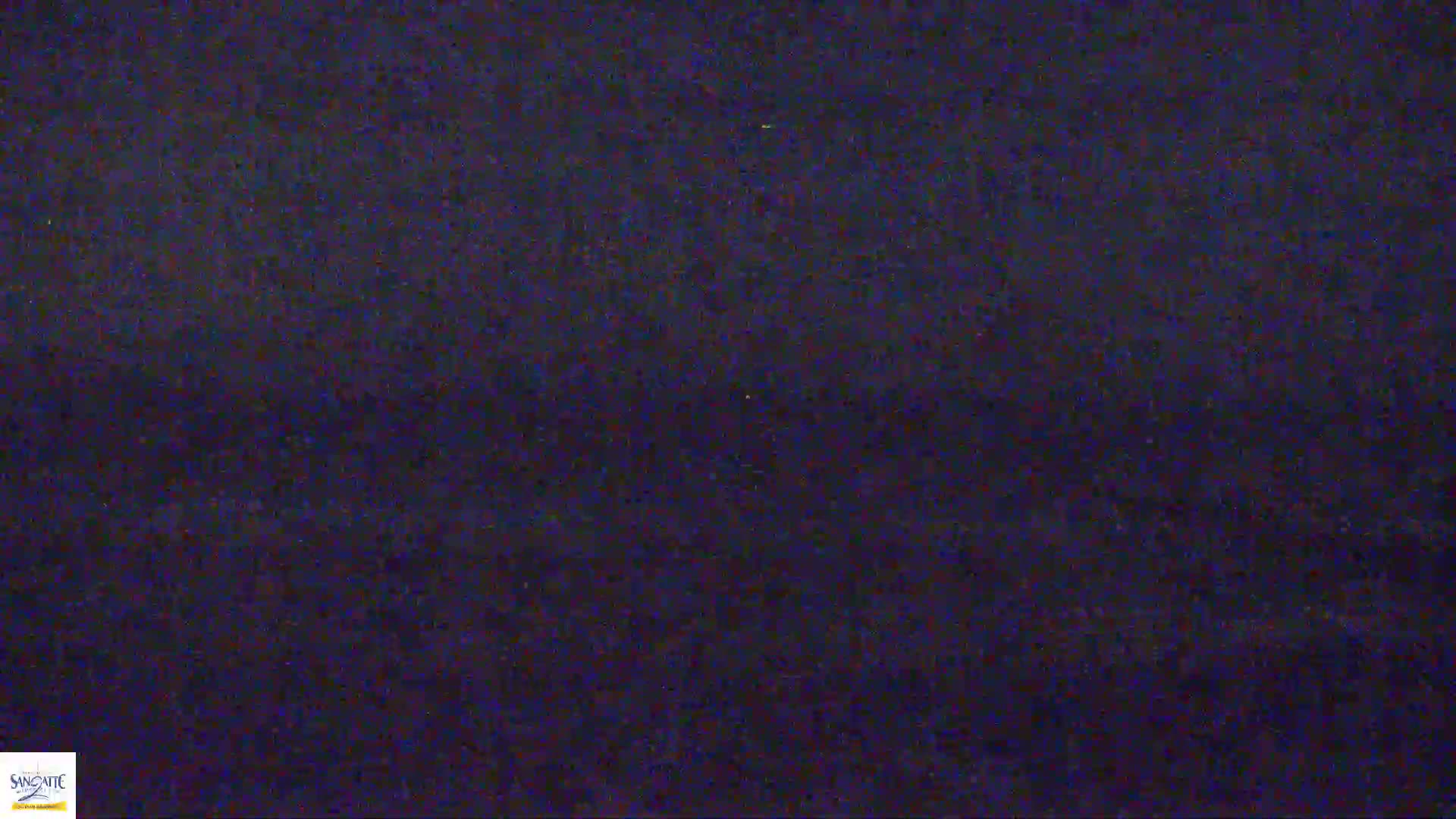 A dark, grainy image shows a mostly uniform dark blue-purple texture.