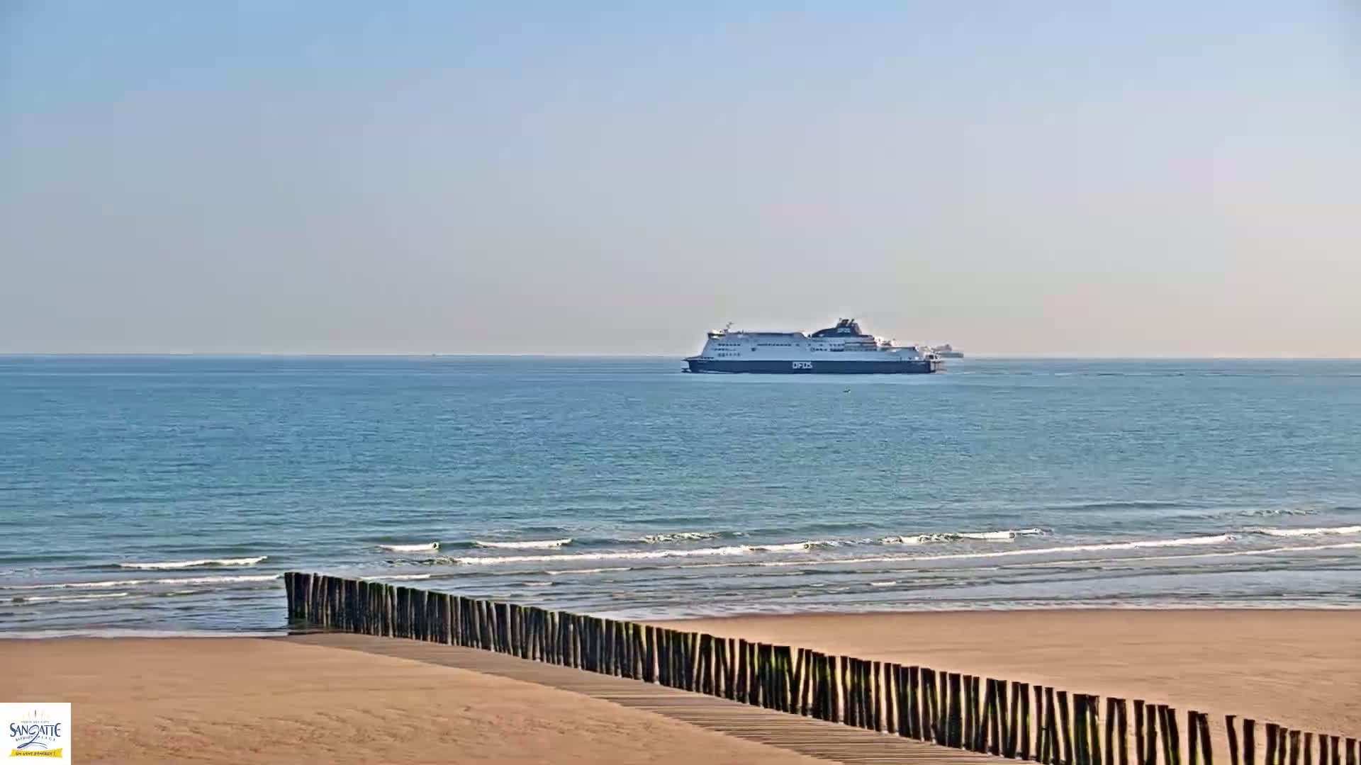 Plage de Sangatte Beach  Live Cam - Calais, Pas-de-Calais, Hauts-de-France, France