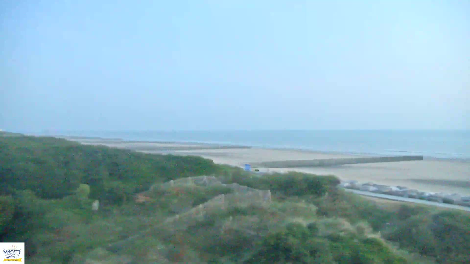 Plage de Sangatte Beach  Live Cam - Calais, Pas-de-Calais, Hauts-de-France, France