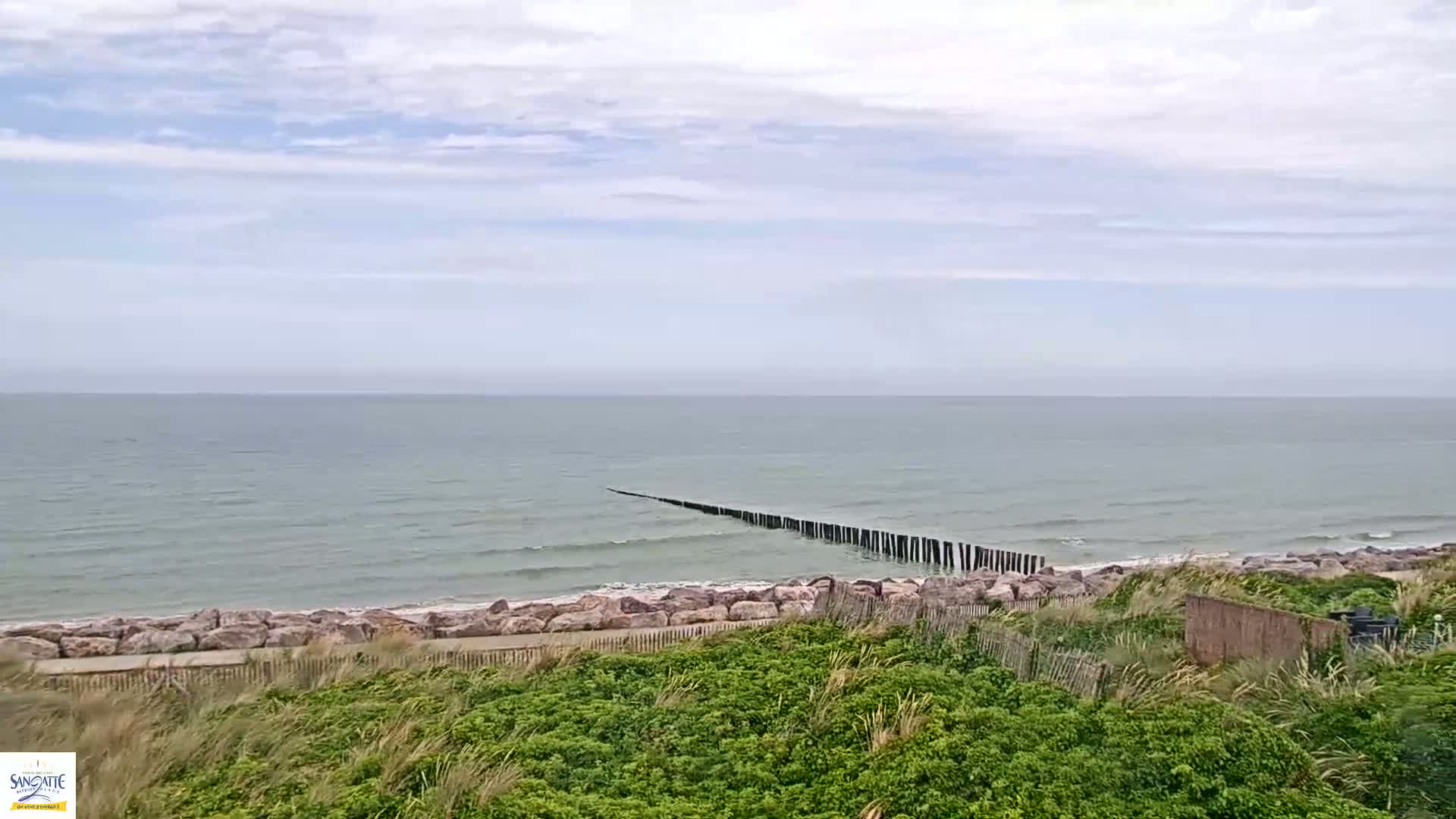 Plage de Sangatte Beach  Live Cam - Calais, Pas-de-Calais, Hauts-de-France, France