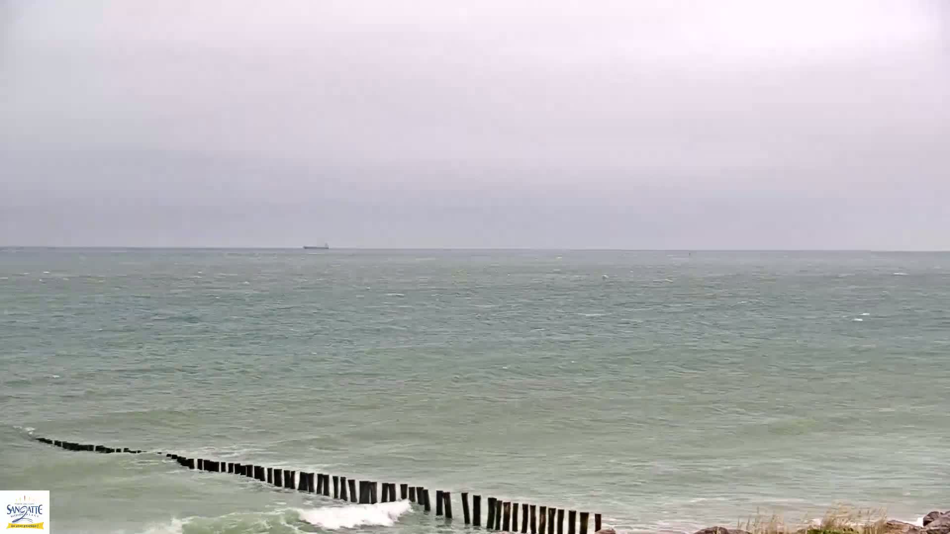 Plage de Sangatte Beach  Live Cam - Calais, Pas-de-Calais, Hauts-de-France, France