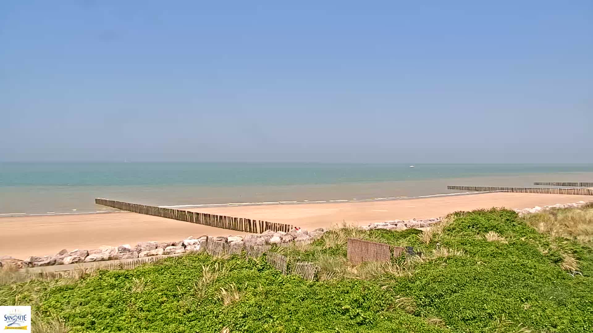 Plage de Sangatte Beach  Live Cam - Calais, Pas-de-Calais, Hauts-de-France, France
