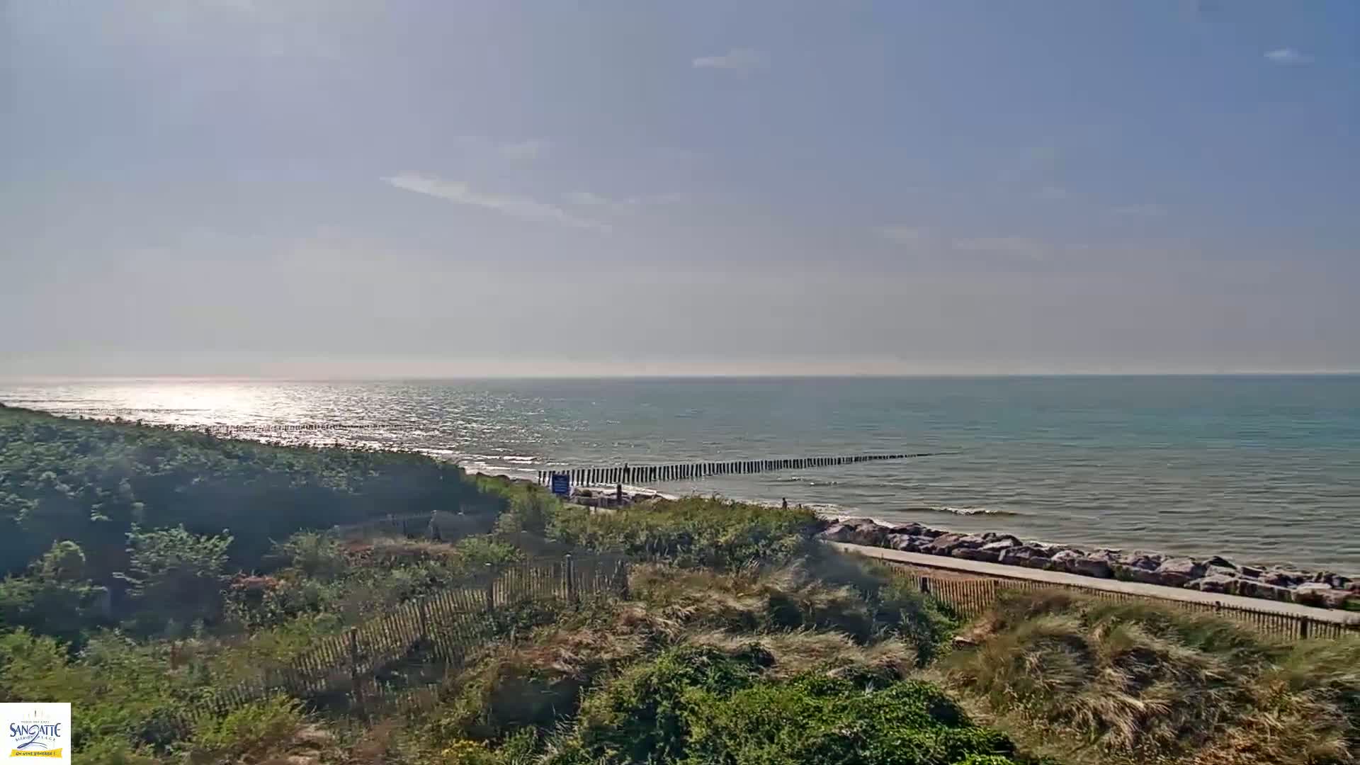 Plage de Sangatte Beach  Live Cam - Calais, Pas-de-Calais, Hauts-de-France, France
