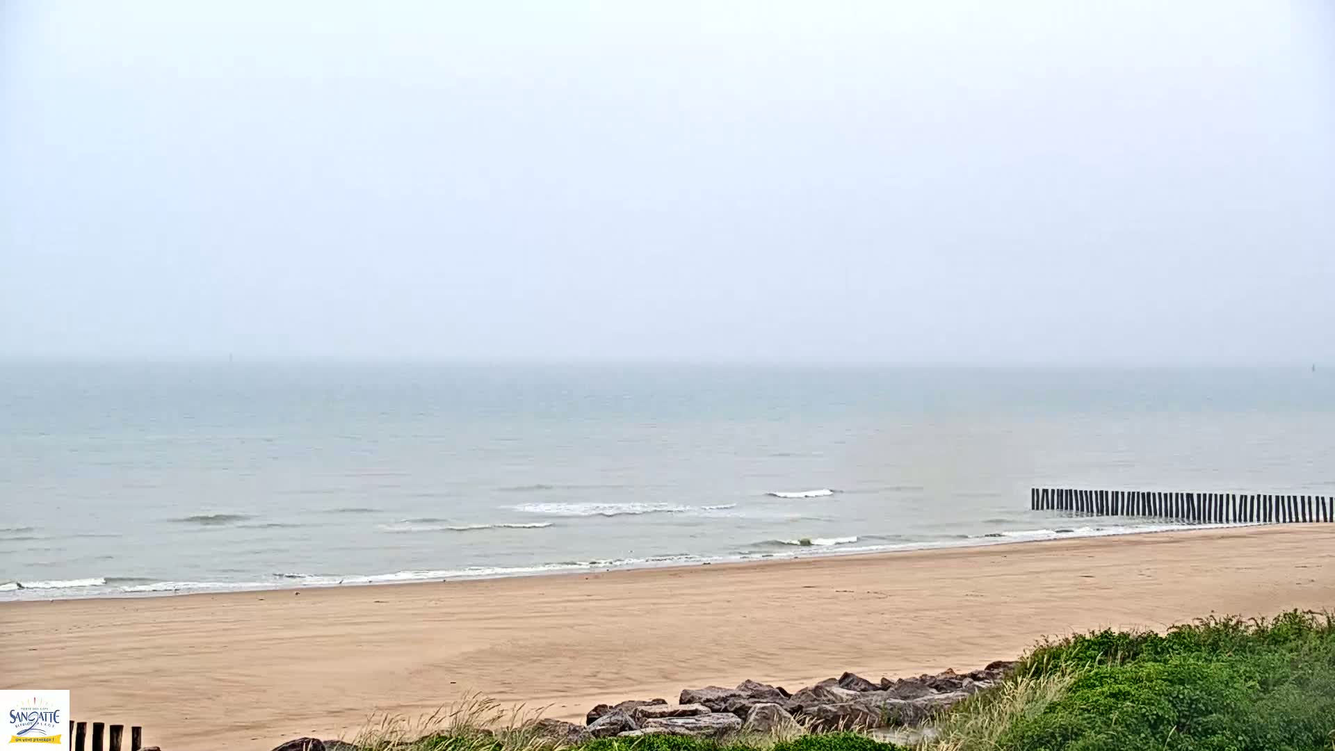 Plage de Sangatte Beach  Live Cam - Calais, Pas-de-Calais, Hauts-de-France, France