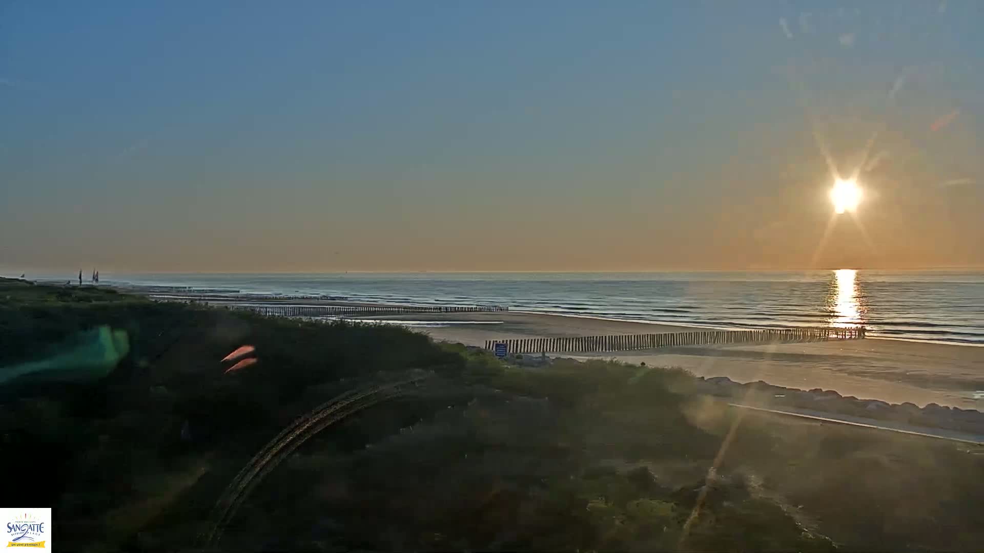 Plage de Sangatte Beach  Live Cam - Calais, Pas-de-Calais, Hauts-de-France, France