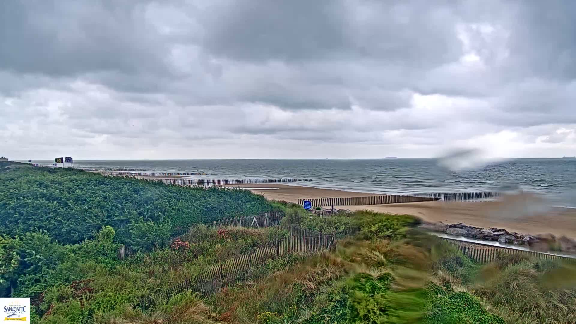 Plage de Sangatte Beach  Live Cam - Calais, Pas-de-Calais, Hauts-de-France, France
