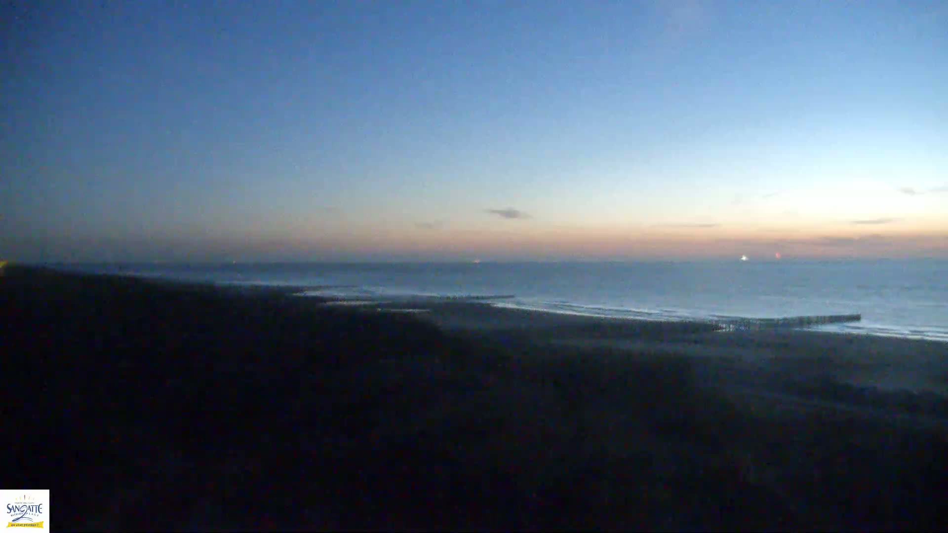 Plage de Sangatte Beach  Live Cam - Calais, Pas-de-Calais, Hauts-de-France, France