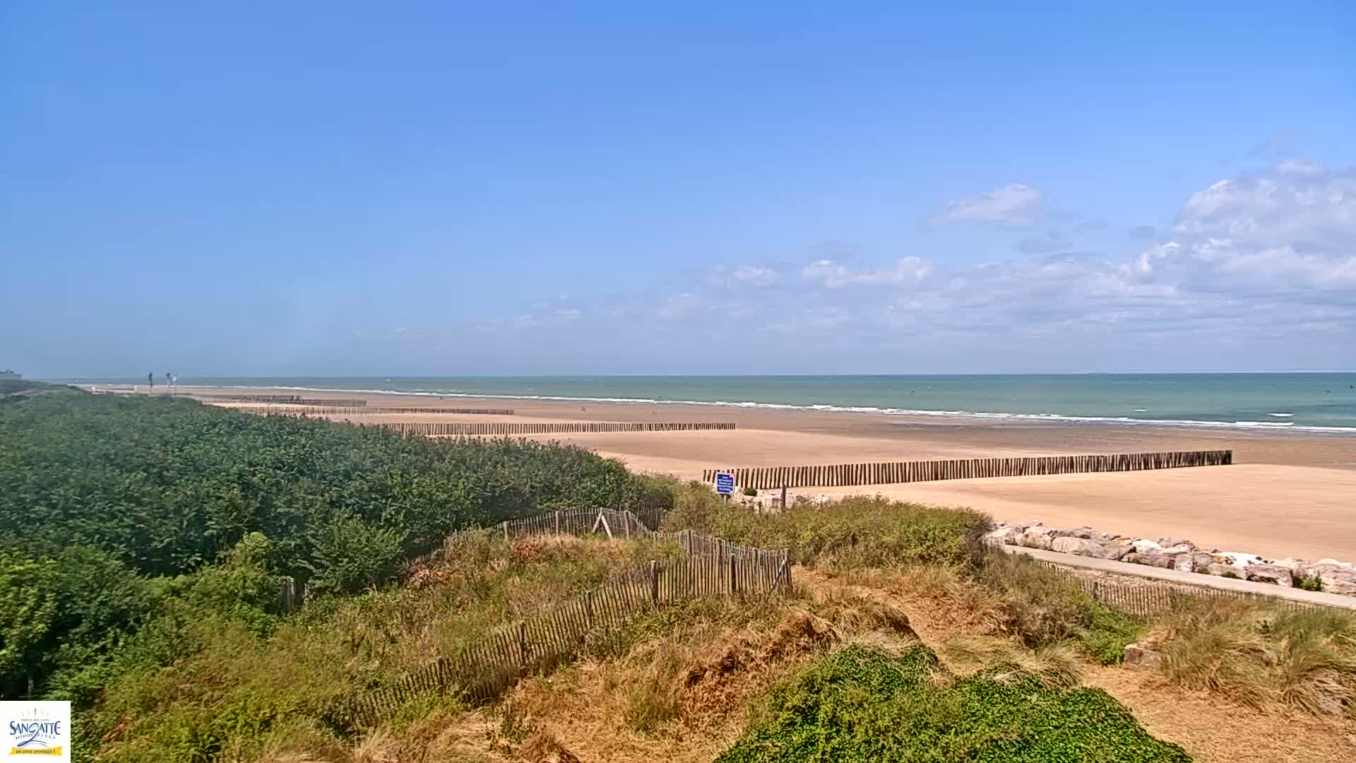 Plage de Sangatte Beach  Live Cam - Calais, Pas-de-Calais, Hauts-de-France, France