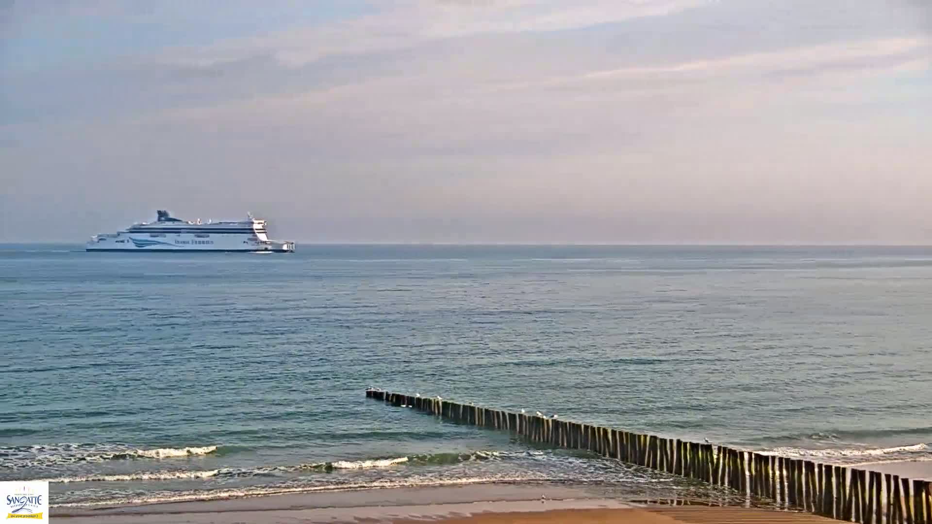 Plage de Sangatte Beach  Live Cam - Calais, Pas-de-Calais, Hauts-de-France, France