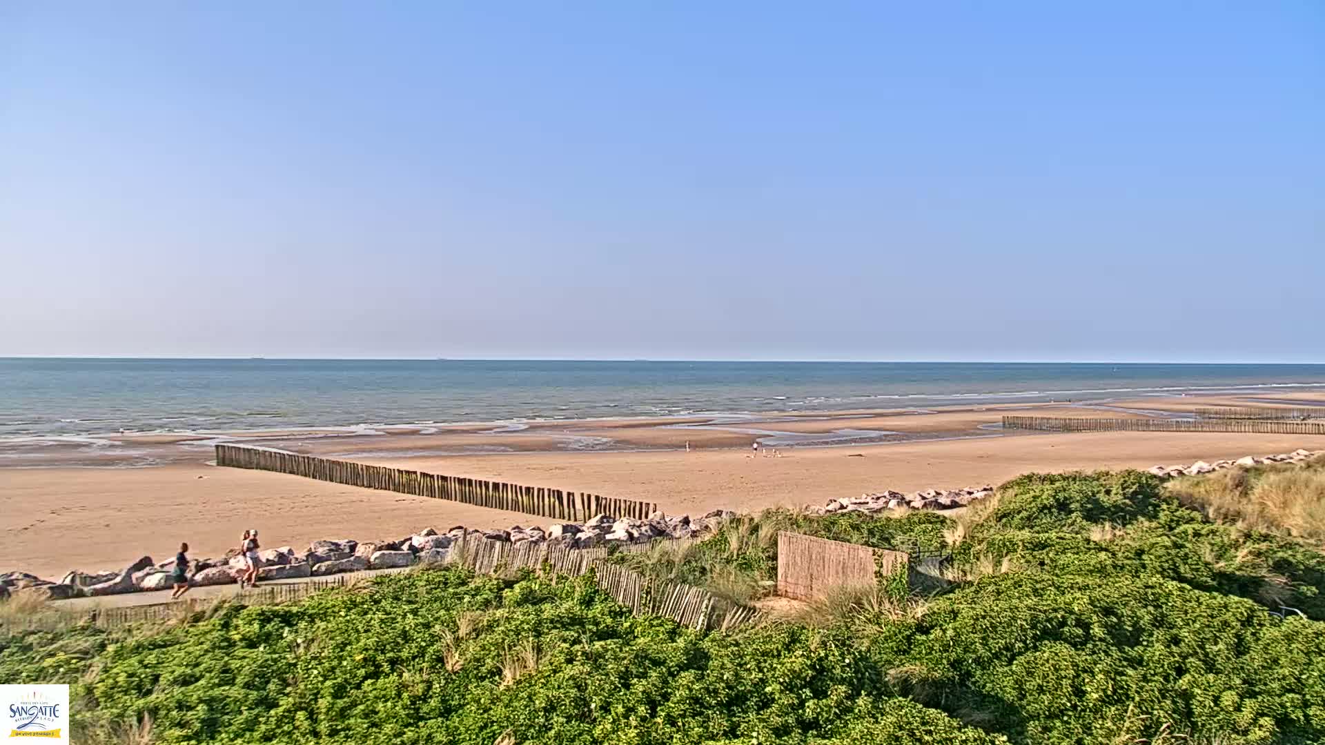 Plage de Sangatte Beach  Live Cam - Calais, Pas-de-Calais, Hauts-de-France, France