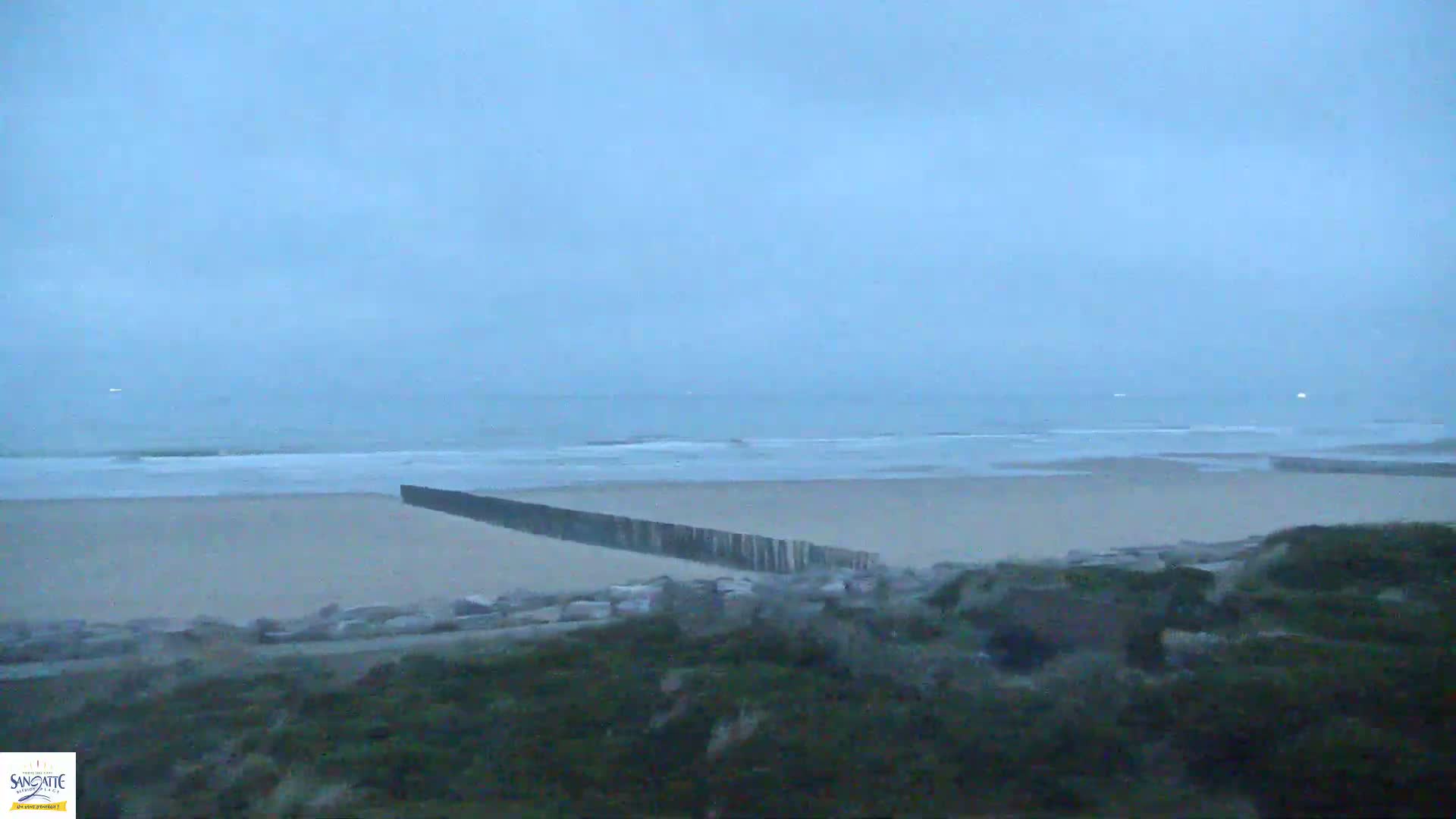 Plage de Sangatte Beach  Live Cam - Calais, Pas-de-Calais, Hauts-de-France, France