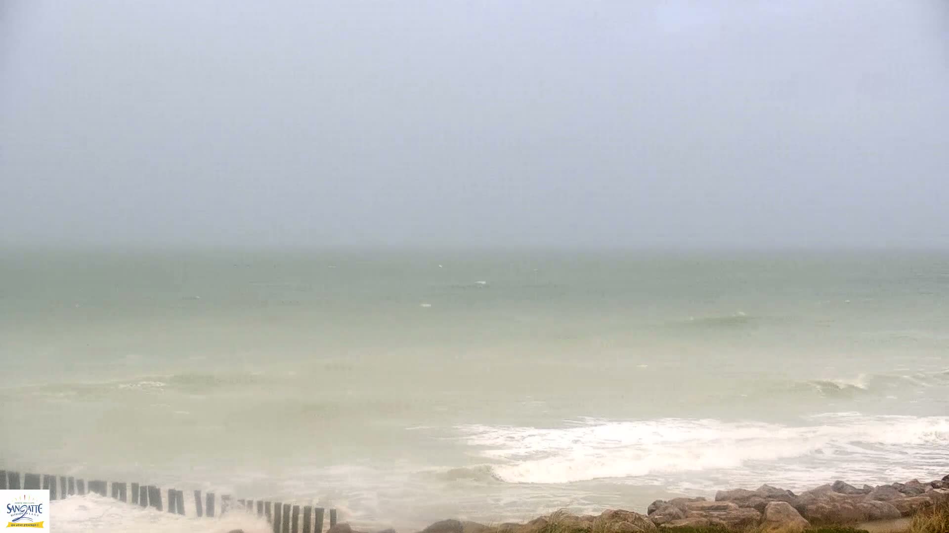 Plage de Sangatte Beach  Live Cam - Calais, Pas-de-Calais, Hauts-de-France, France