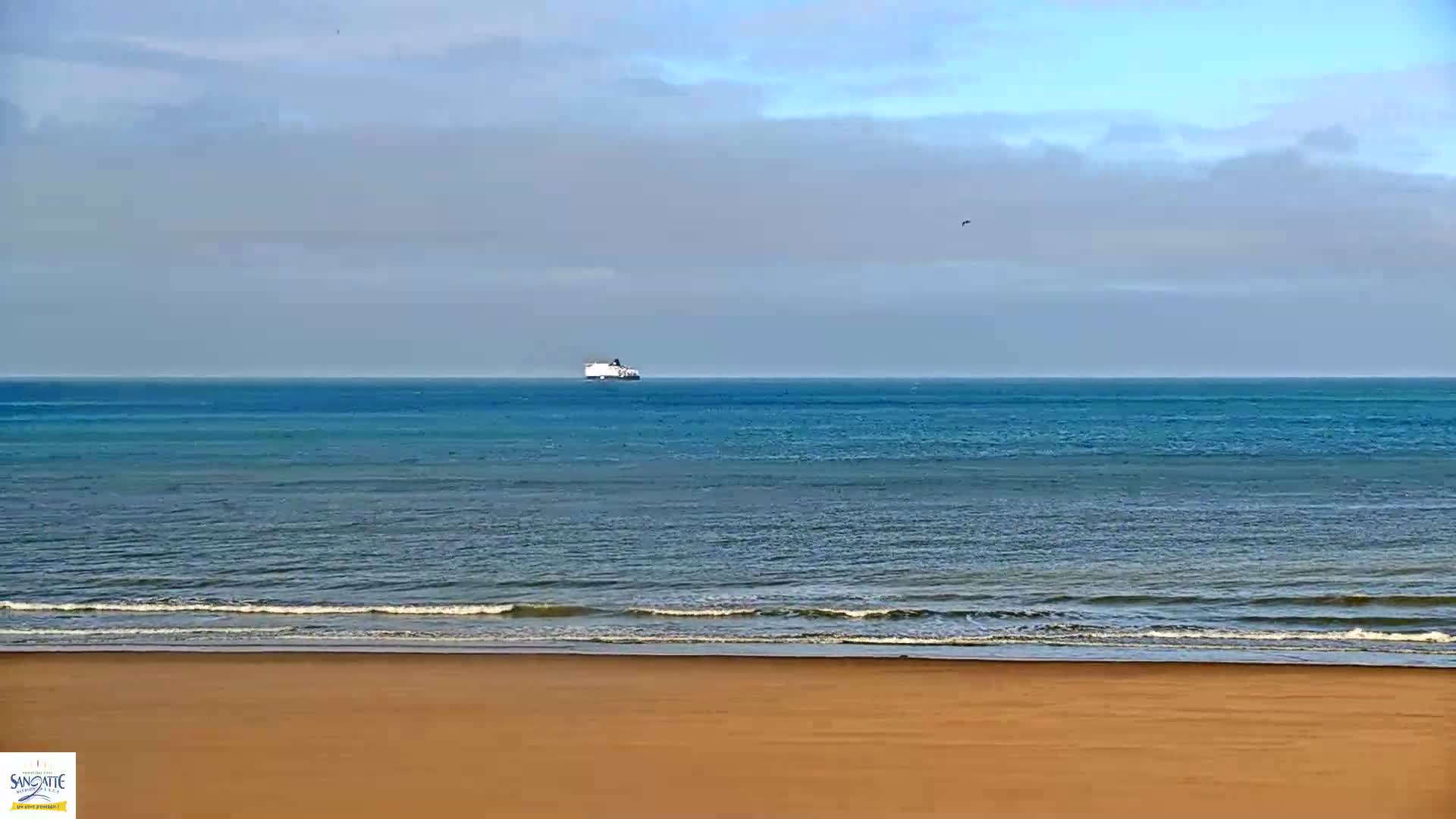 Plage de Sangatte Beach  Live Cam - Calais, Pas-de-Calais, Hauts-de-France, France