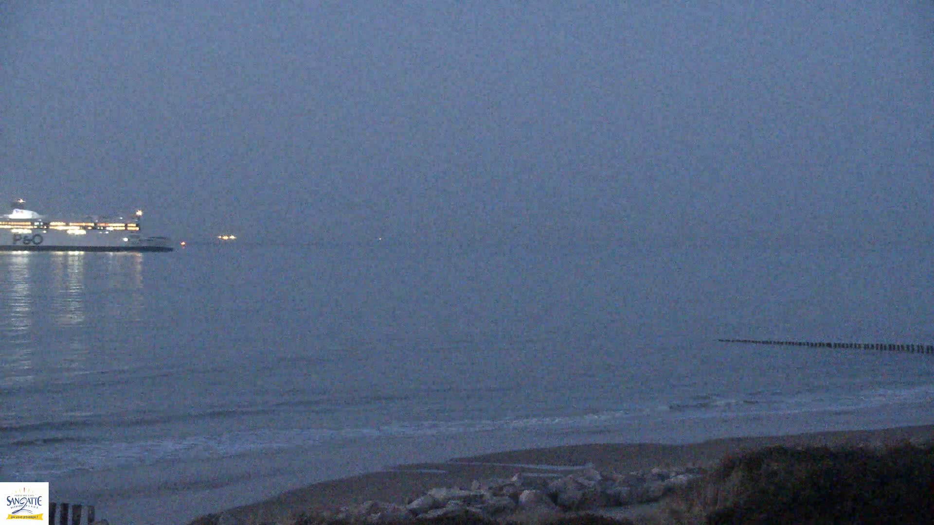 Plage de Sangatte Beach  Live Cam - Calais, Pas-de-Calais, Hauts-de-France, France