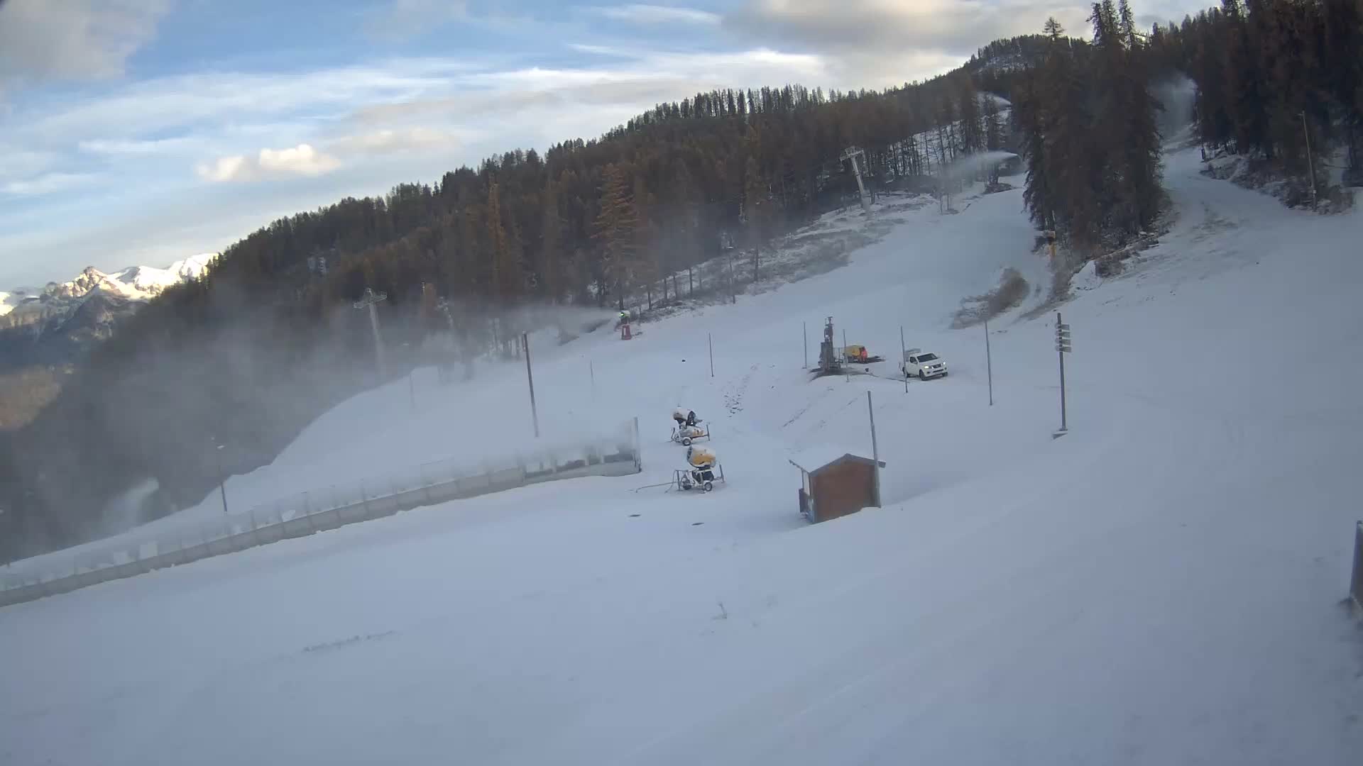 Puy-Saint-Vincent 1600 Ski Slopes Live Cam - Briancon, Hautes-Alpes, Provence-Alpes-Cote d’Azur, France