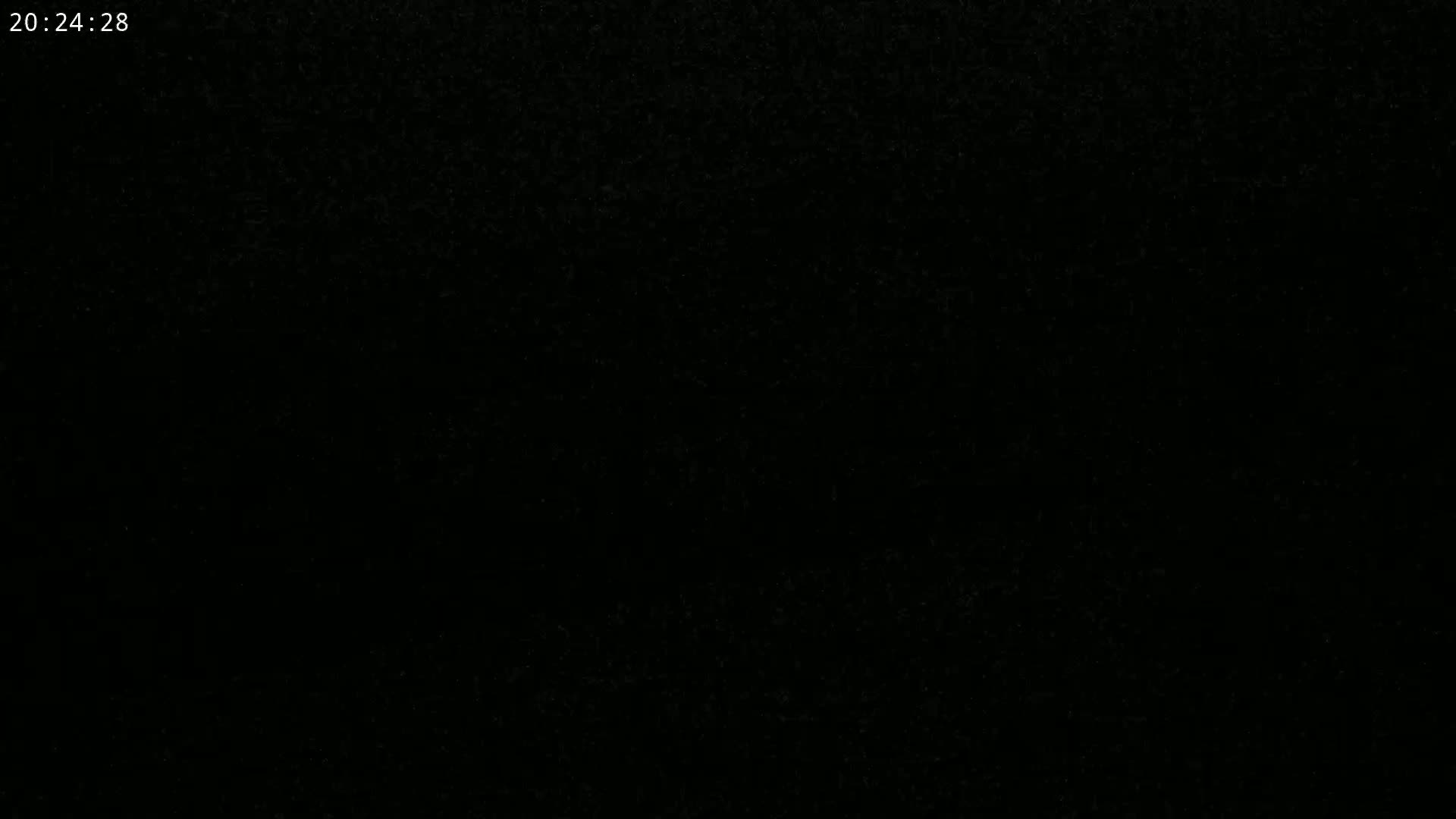 The image is completely black.