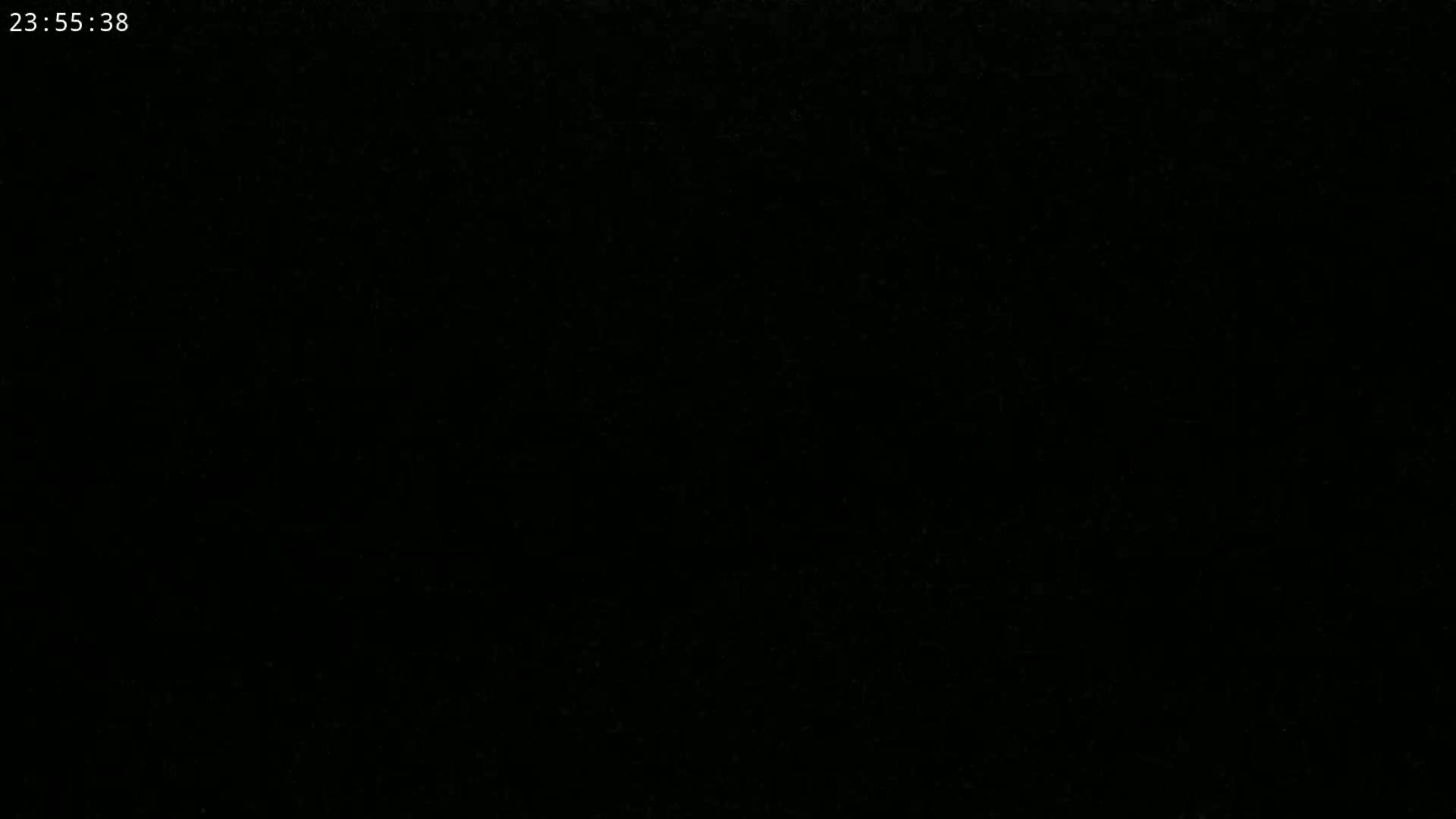 The image is completely black.