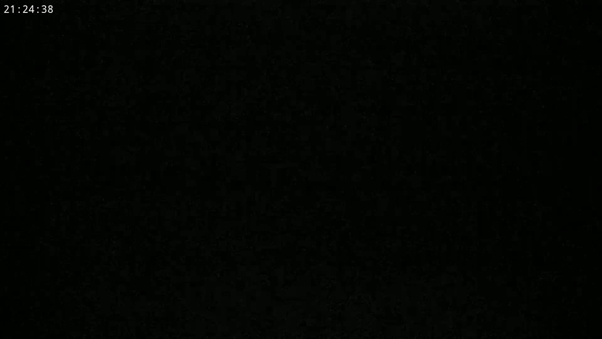 The image is completely black.