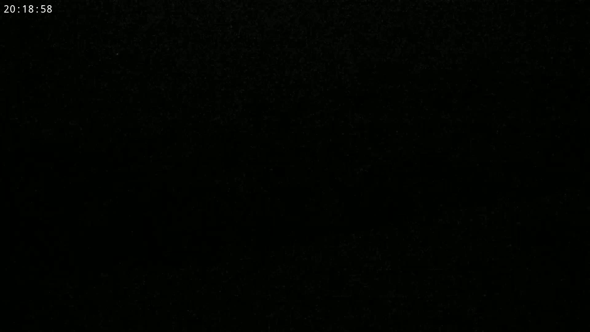 The image is completely black.