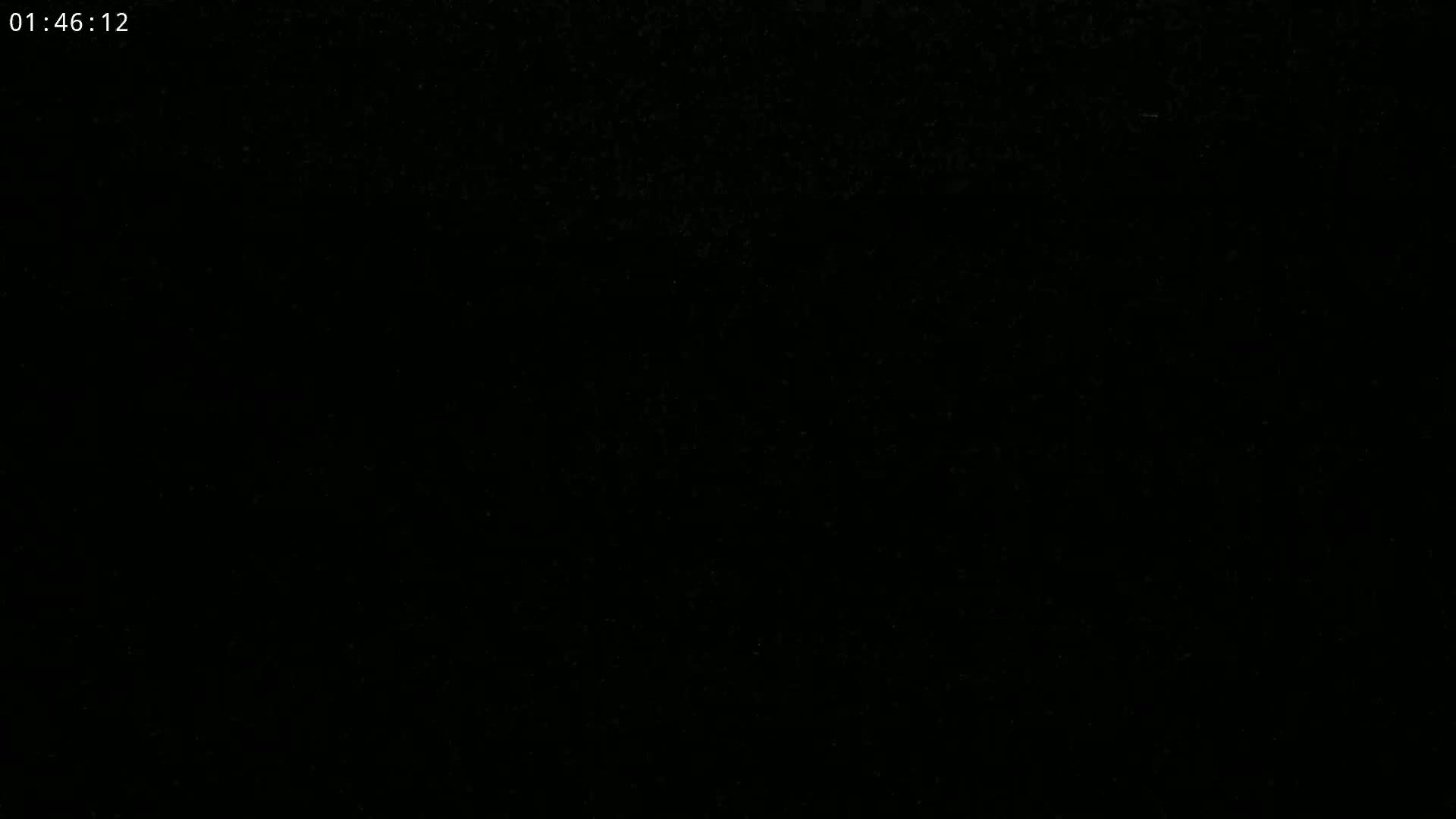 The image is completely black.