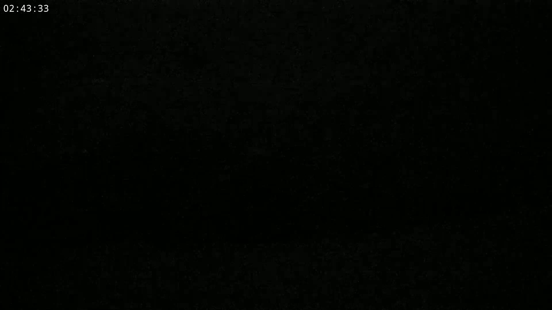 The image is completely black.