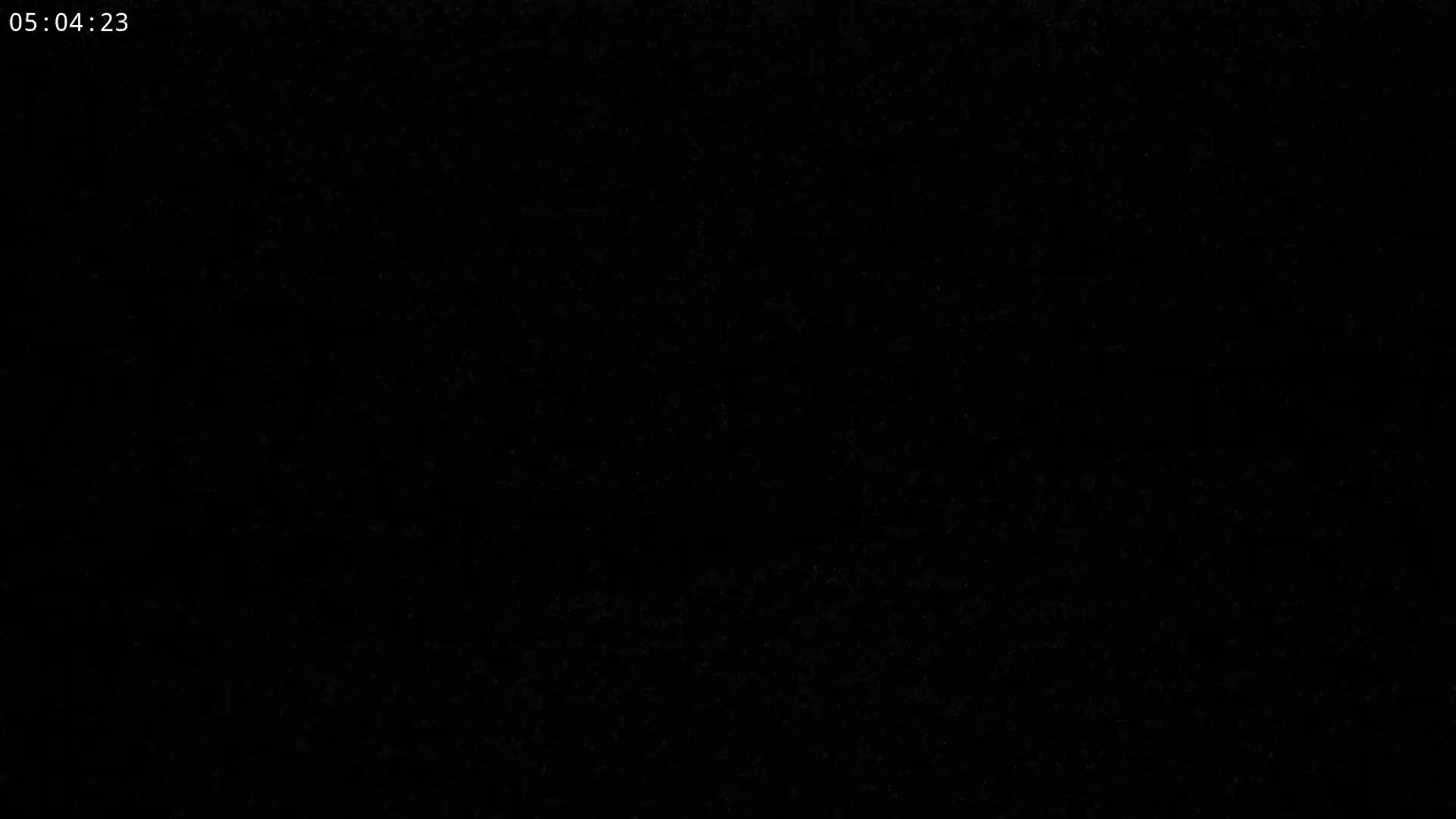 The image is completely black.