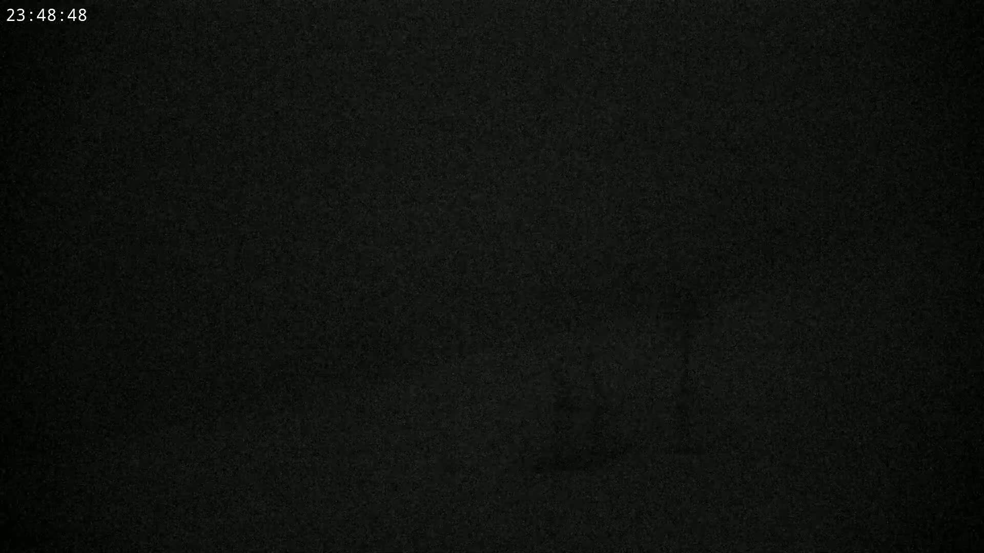 The image shows a dark, grainy, mostly black surface.