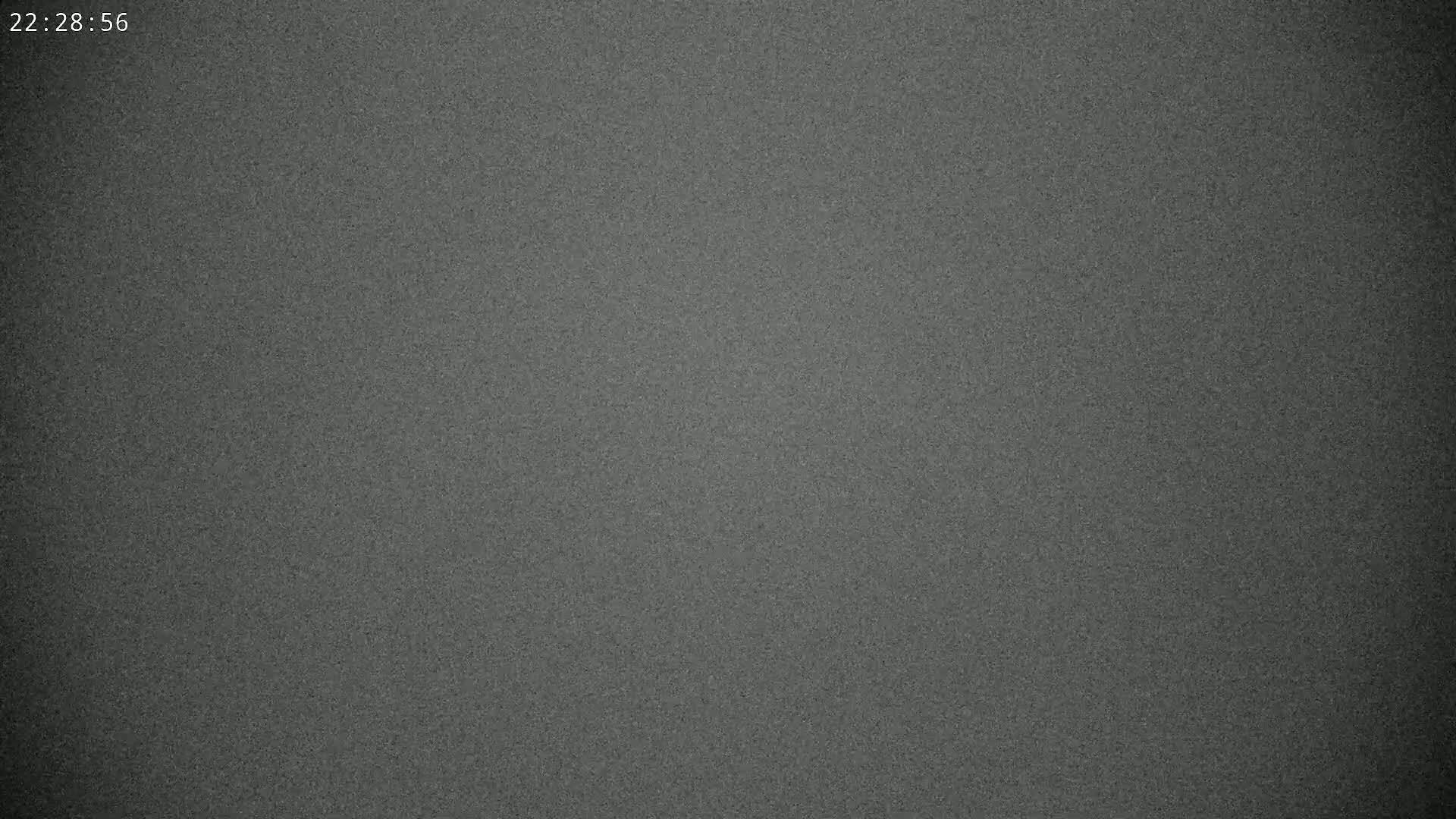 A grainy, dark gray image fills the frame.